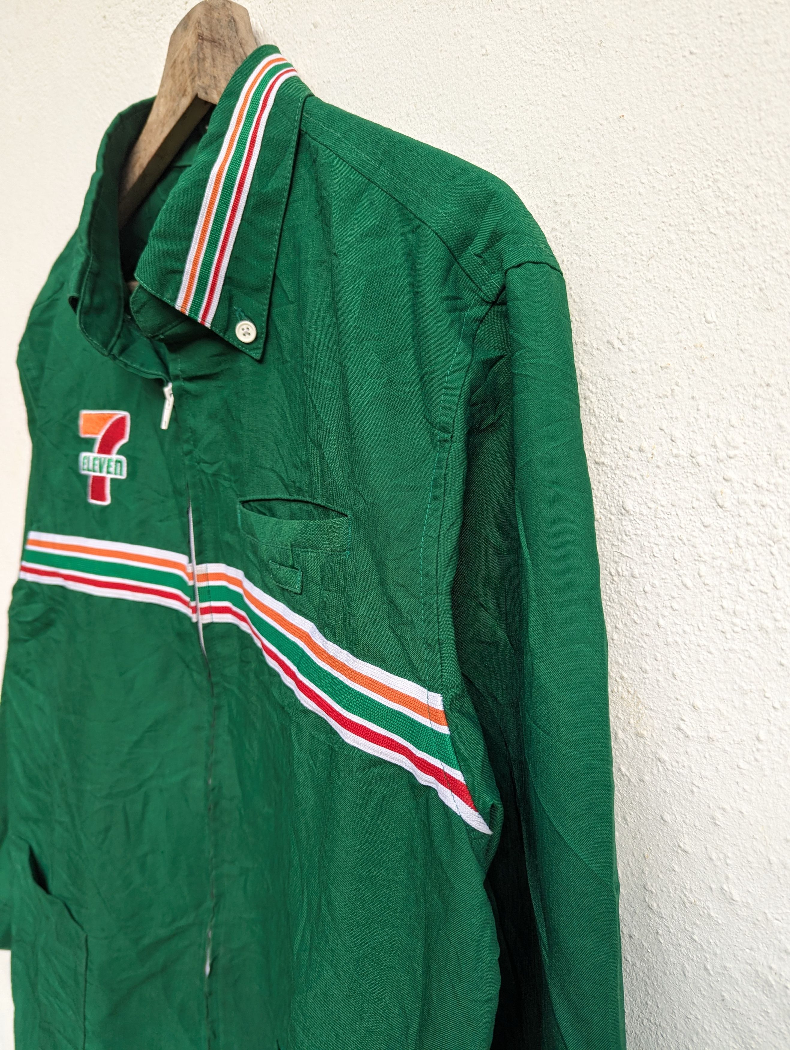 Vintage 7 ELEVEN FULL ZIPPER JACKET Size US L / EU 52-54 / 3 - 5 Thumbnail