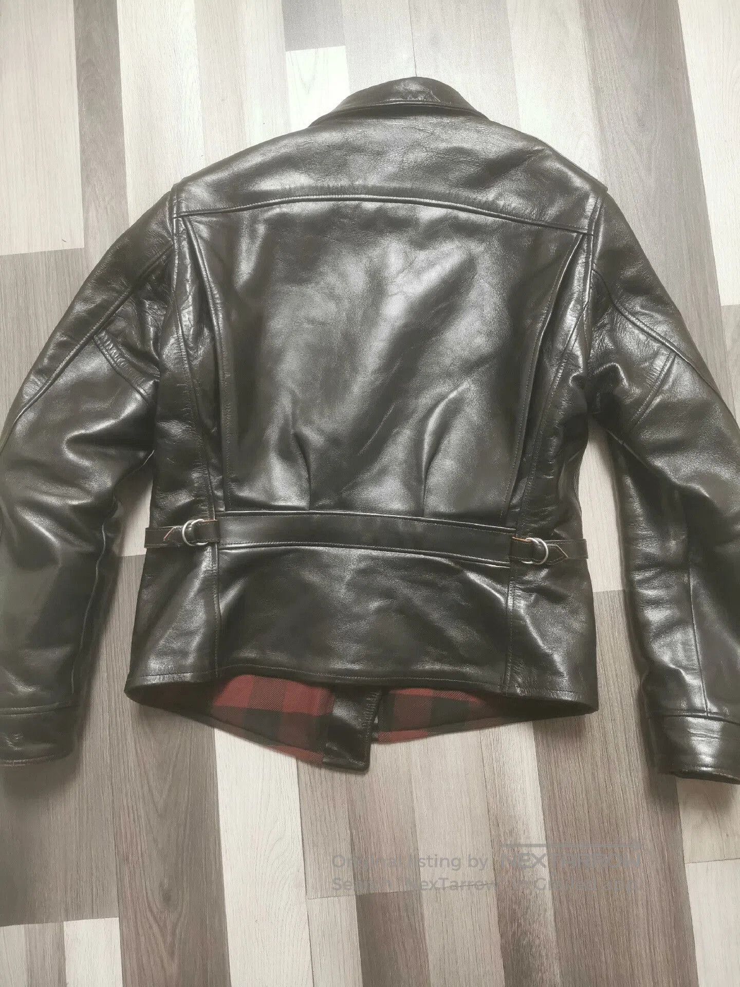 Freewheelers Classic Black Leather Jacket by Freewheelers. Size US XXS / EU 40 - 4 Thumbnail
