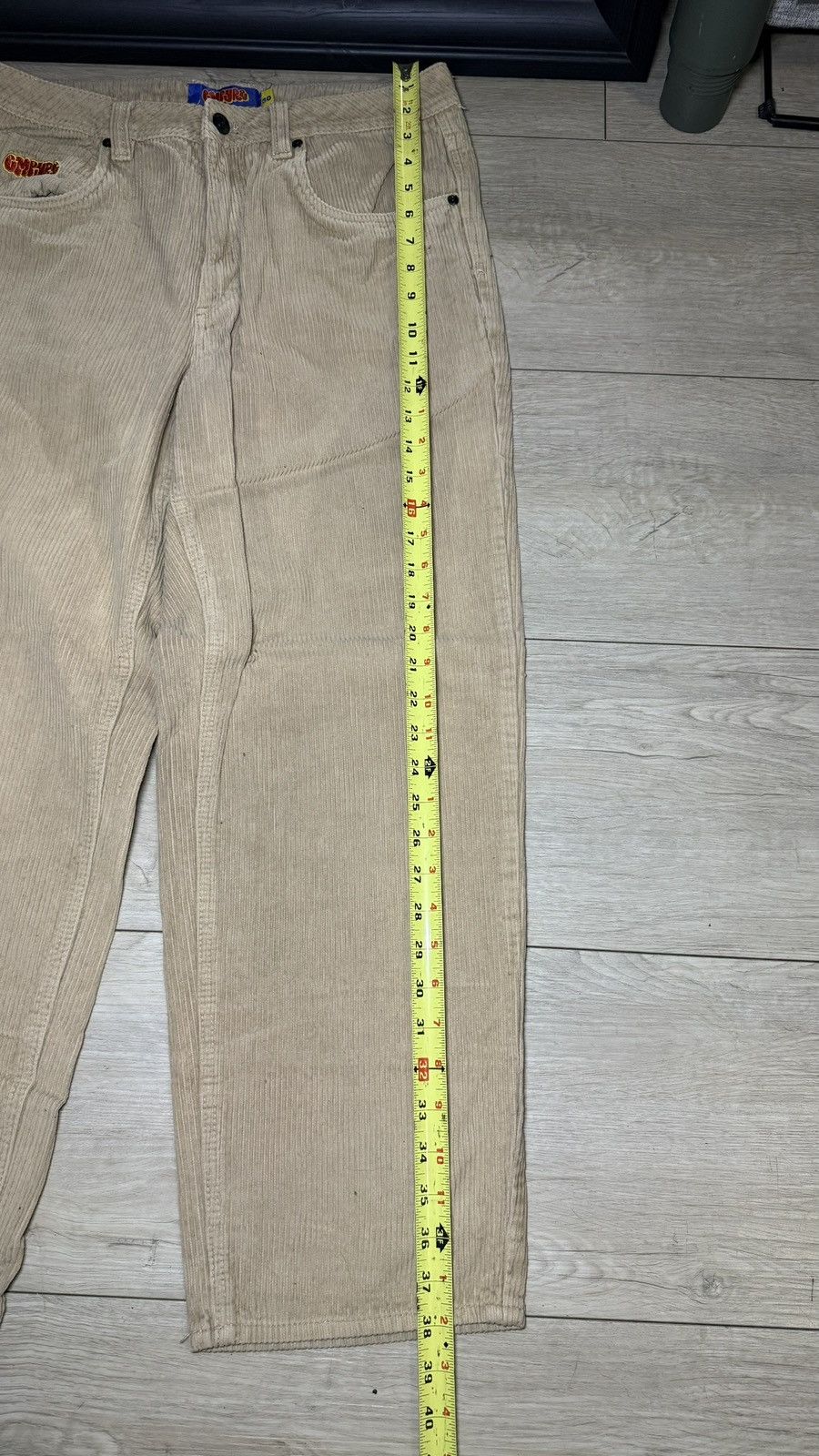 Empyre Y2K Empyre 30 x 30 Beige Corduroy Pants Size US 30 / EU 46 - 7 Thumbnail