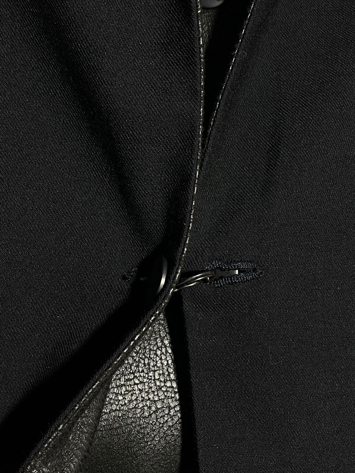 Annette Gortz Annette Gortz Black Designer Wool Cotton Blond Coat Jacket Size M / US 6-8 / IT 42-44 - 14 Thumbnail
