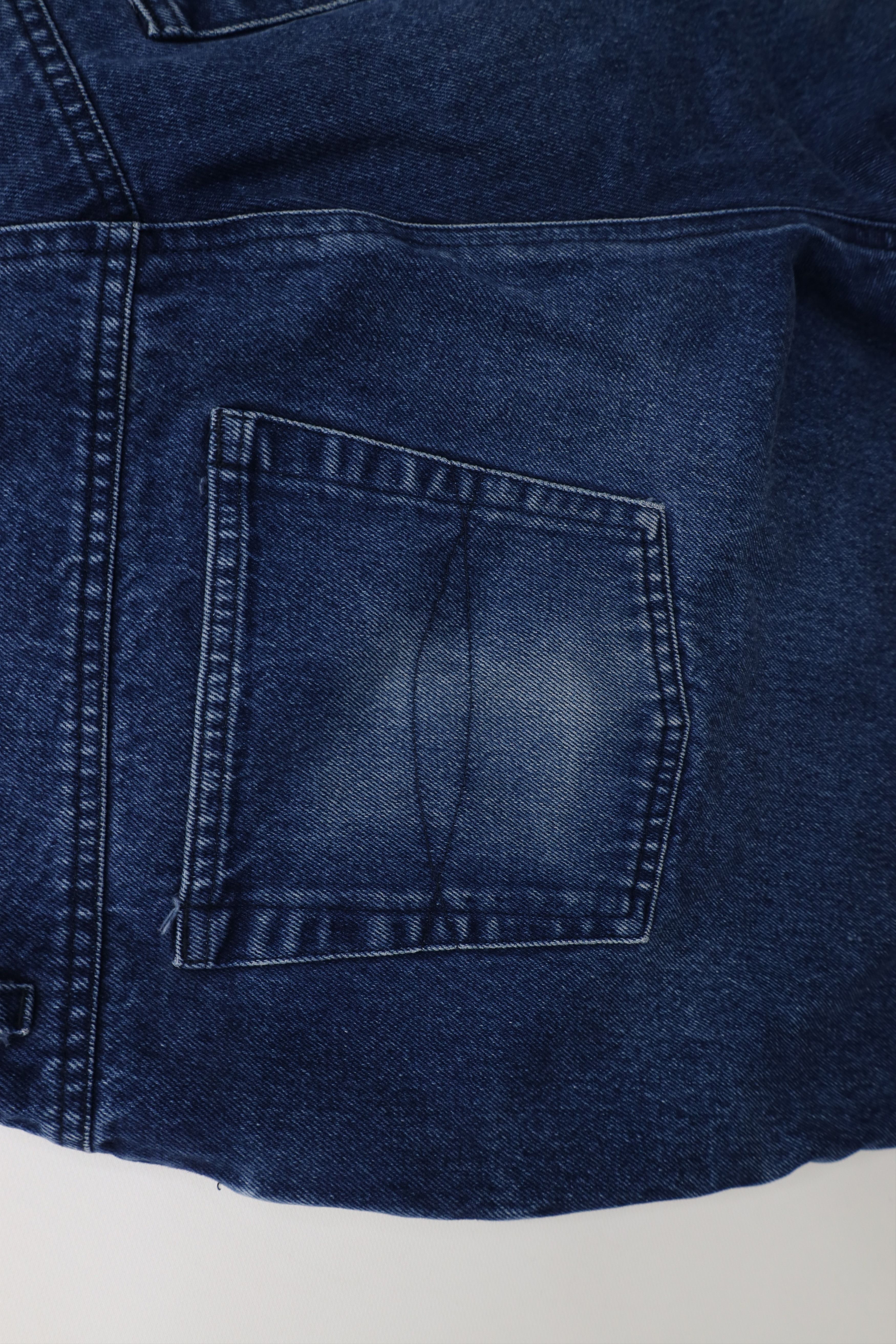 Vintage Vintage 90s Y2K Streetwear Fit Denim Jean Shorts Jorts Blue Size US 36 / EU 52 - 15 Thumbnail