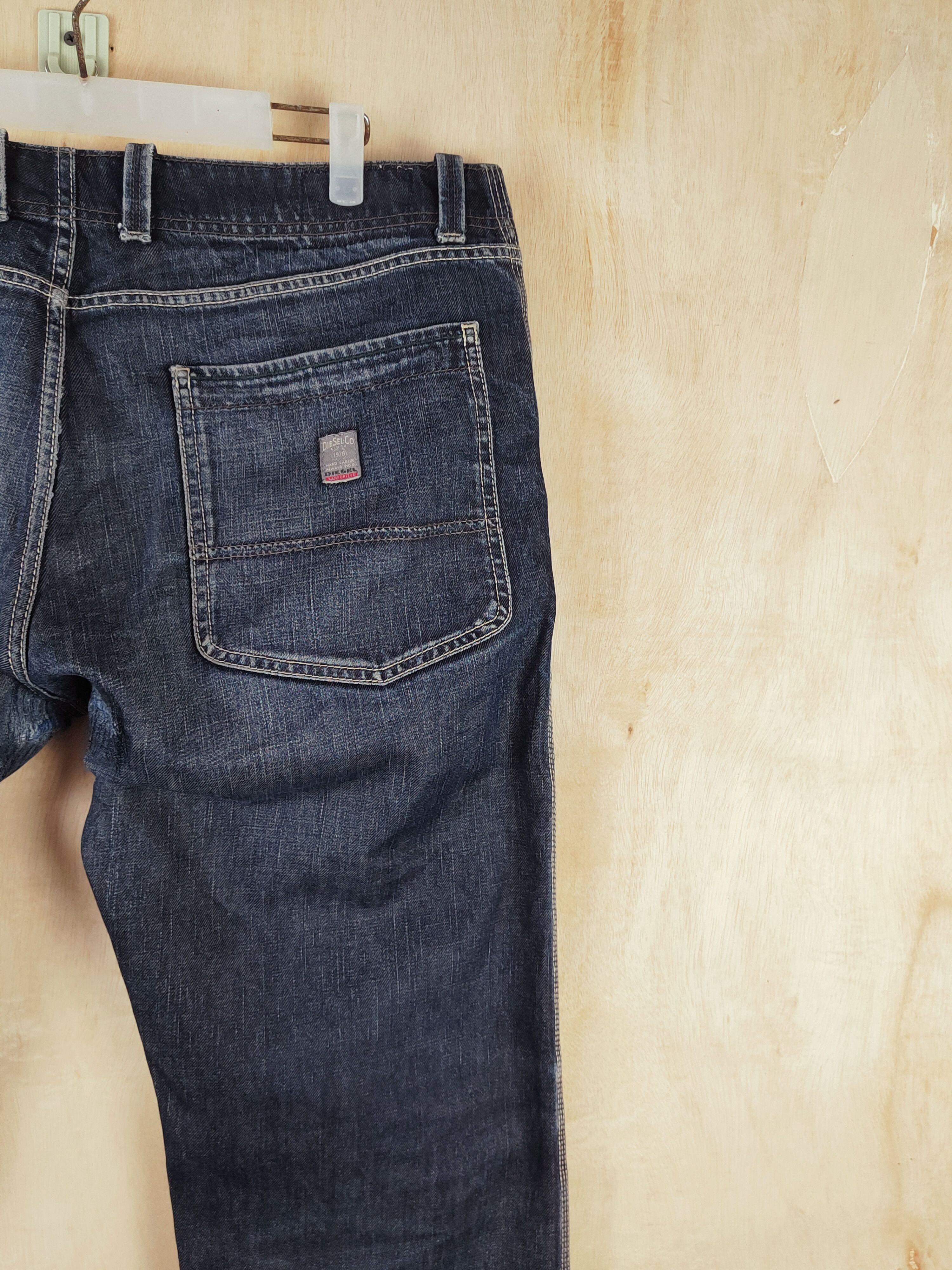 Diesel Diesel Industry Blue Black Distressed Ripped Jeans #S2666 Size US 36 / EU 52 - 13 Thumbnail