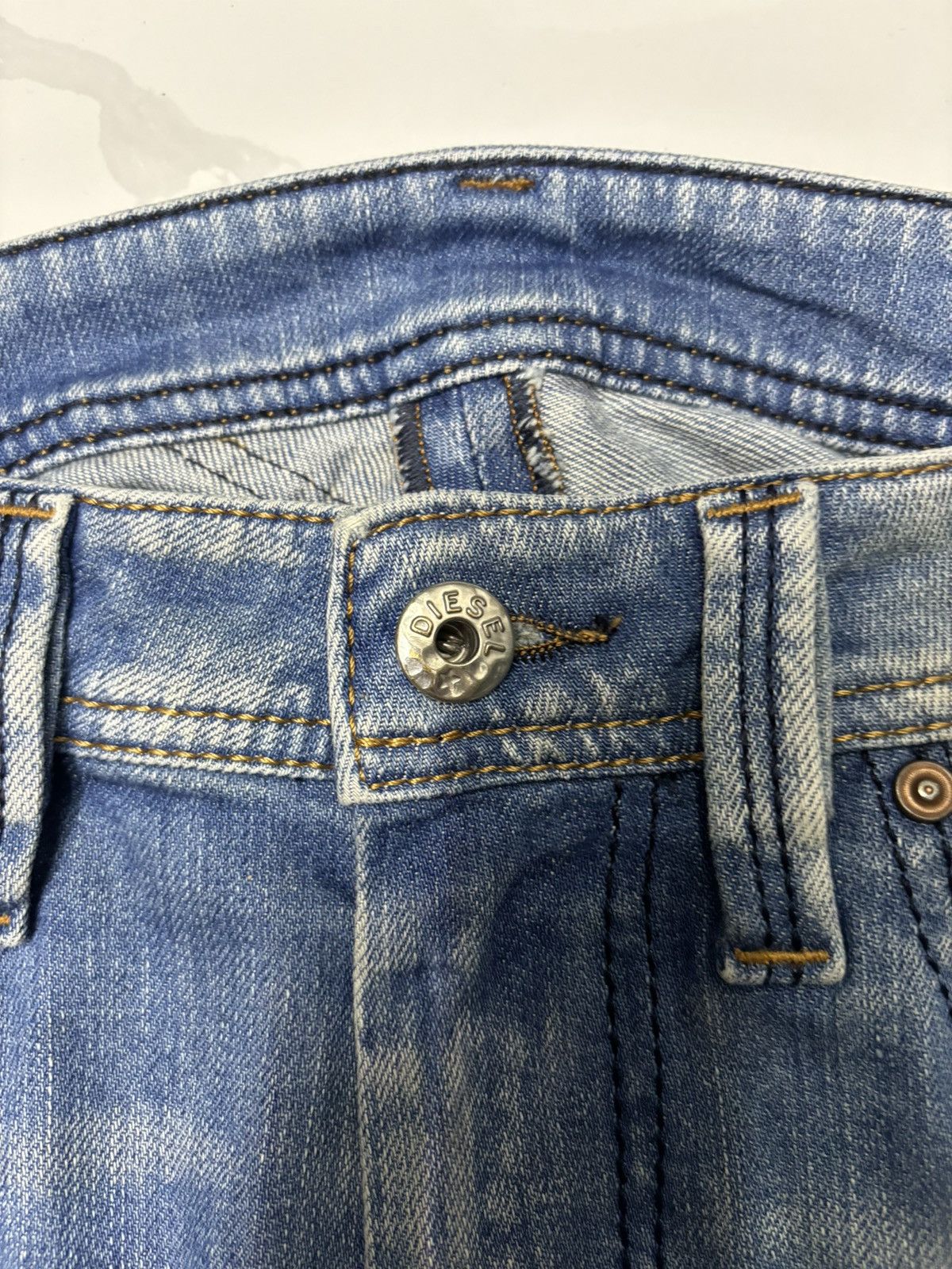 Diesel DIESEL JEANS DISTRESS THANAZ SLIM SKINNY JEANS Size US 32 / EU 48 - 9 Thumbnail