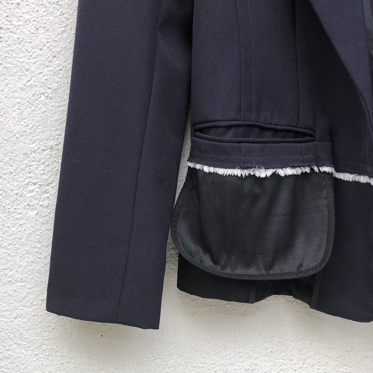 DKNY DKNY Black Layered Blazer Size S / US 4 / IT 40 - 8 Thumbnail