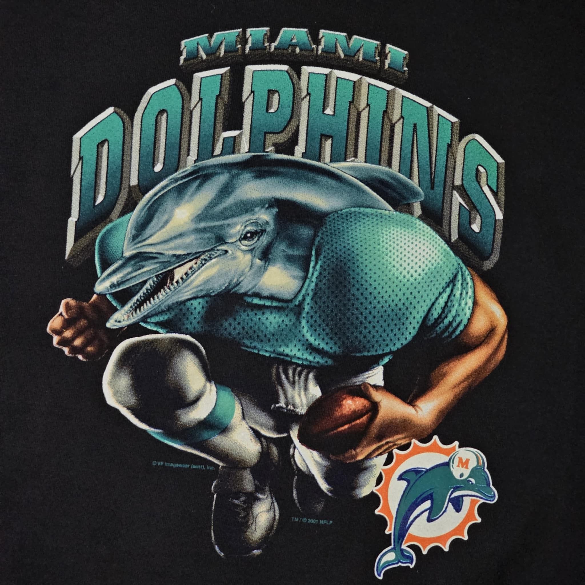 Lee × NFL × Vintage Miami Dolphins Vintage Y2K Lee Sport Sweatshirt Size US XL / EU 56 / 4 - 2 Thumbnail