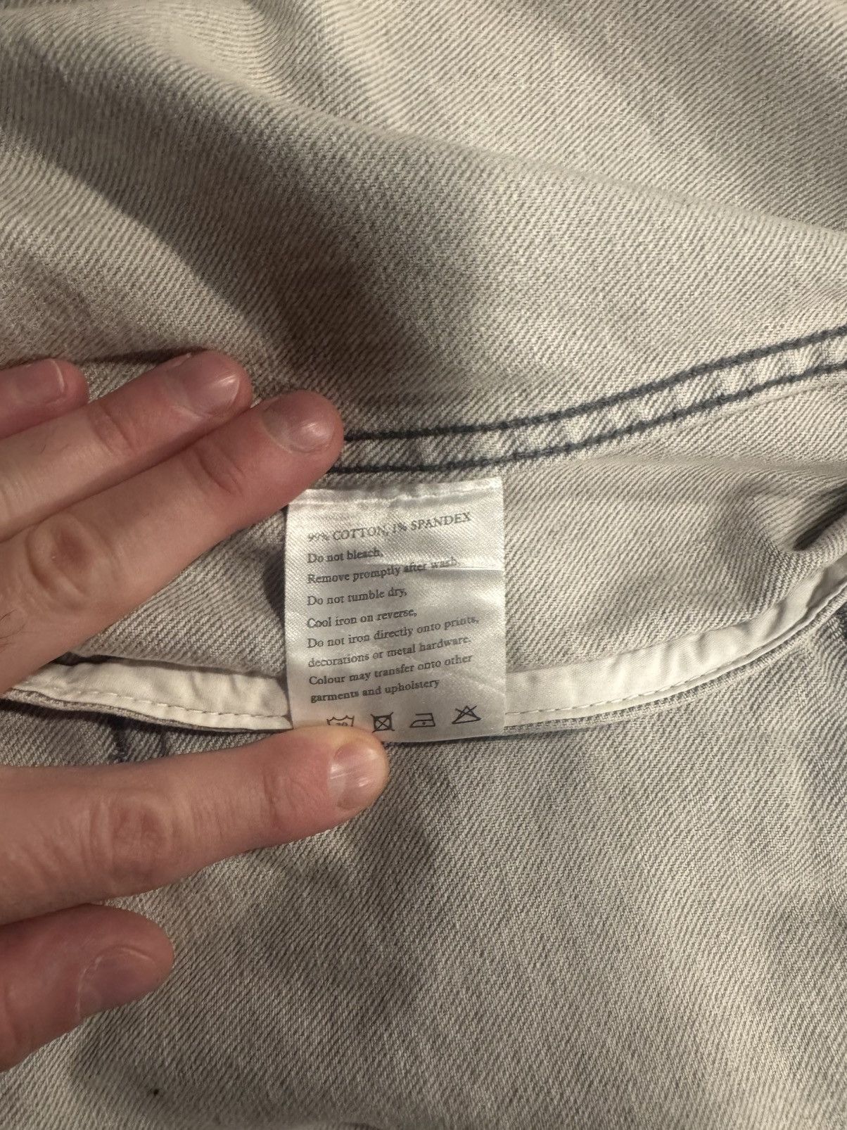 Ksubi Light grey denim jacket Size US S / EU 44-46 / 1 - 9 Thumbnail