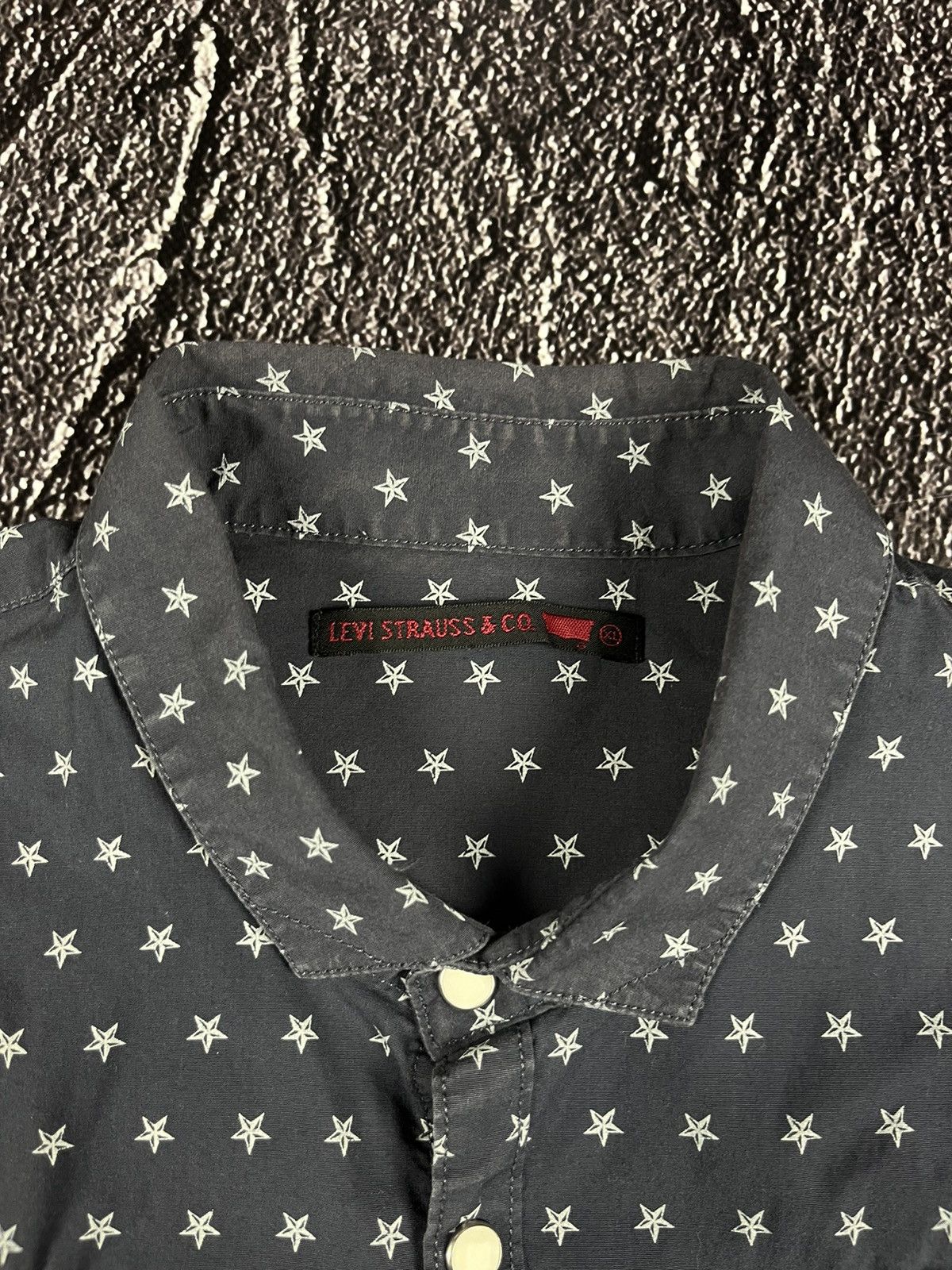 Levi's Vintage Levi’s Stars Print Western Short Sleeve Button Shirt Size US L / EU 52-54 / 3 - 5 Thumbnail