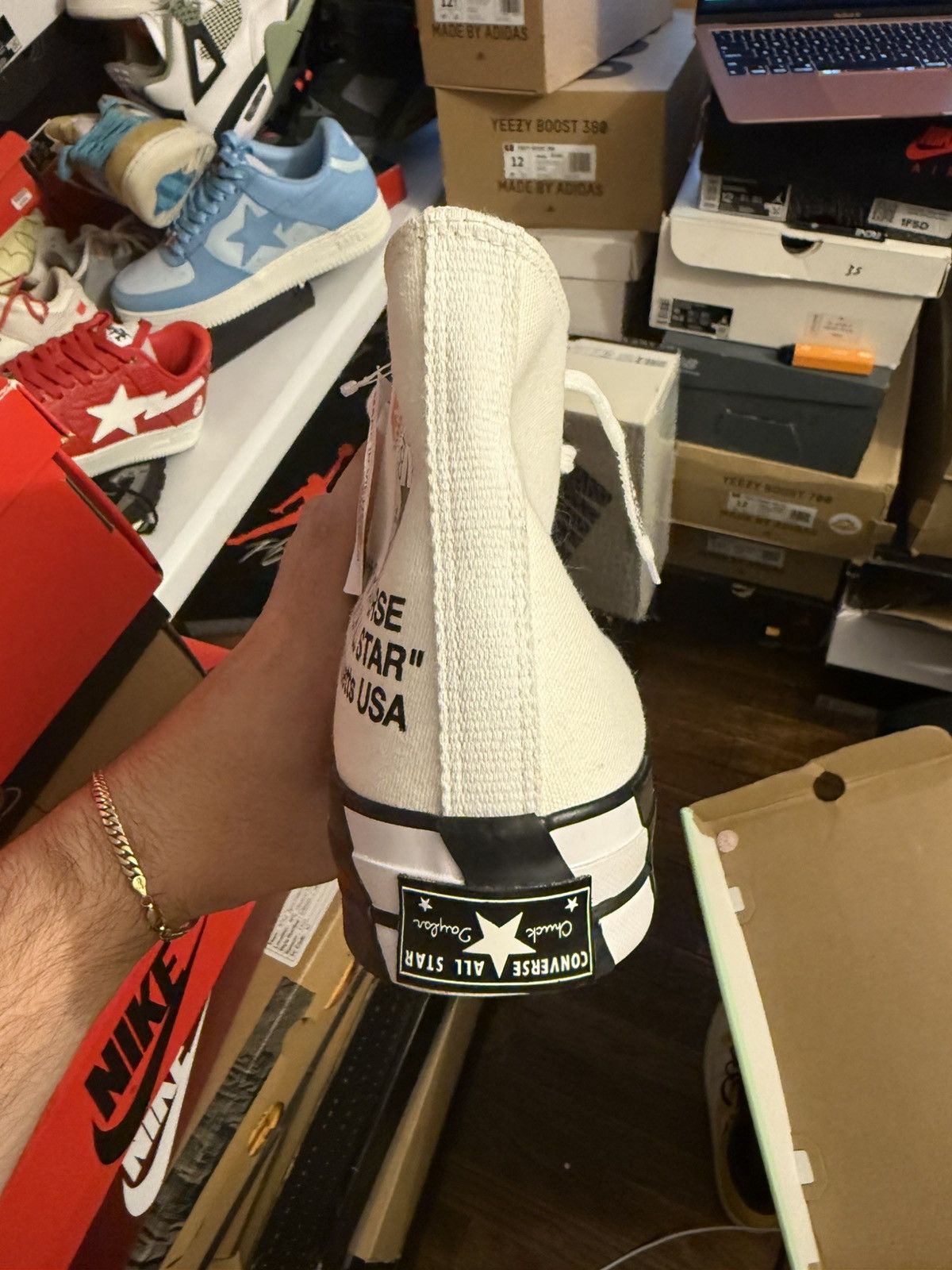 Converse Off white converse sz 10.5 ds Size US 10.5 / EU 43-44 - 3 Thumbnail