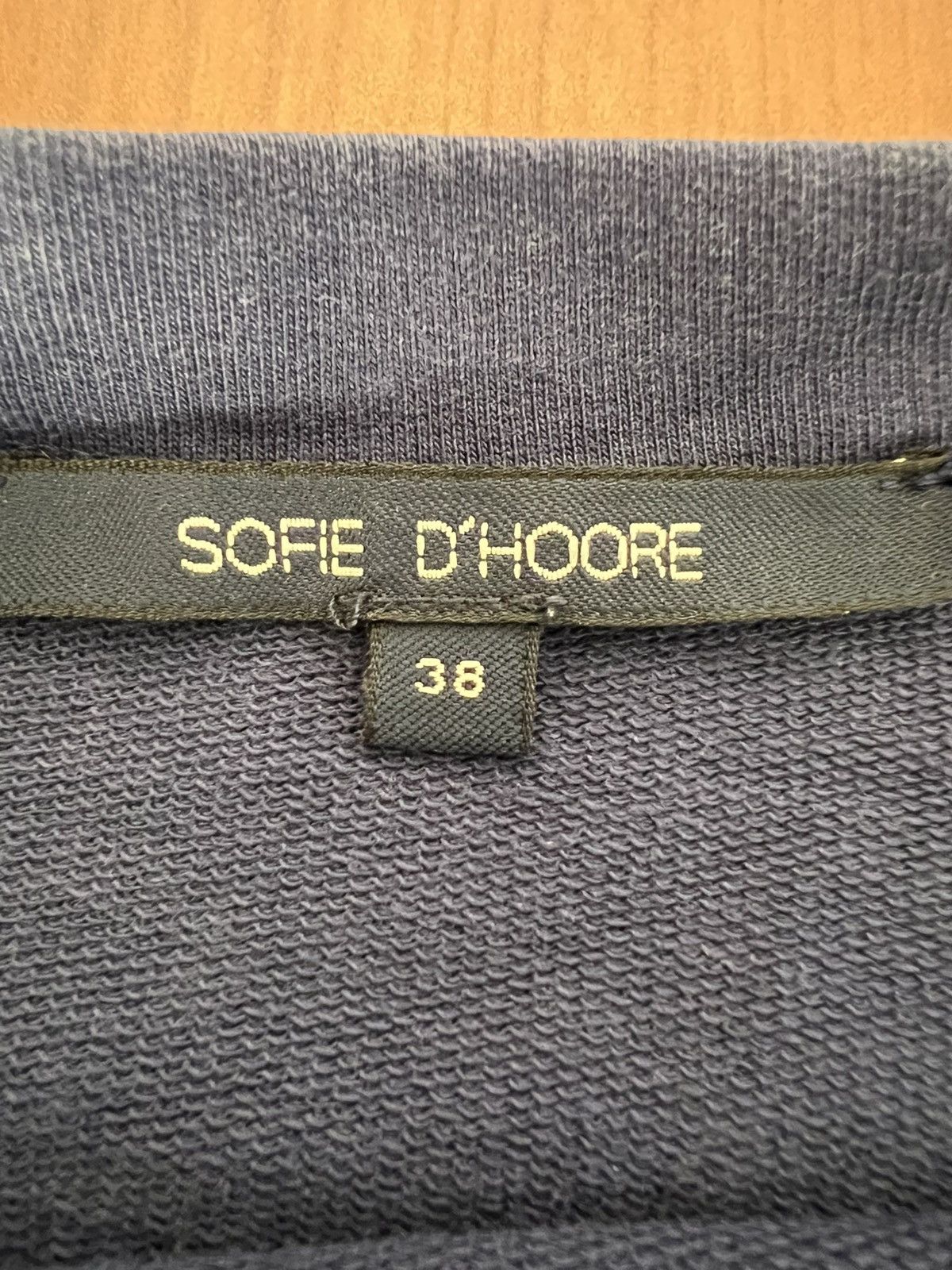 SOFIE D'HOORE Sofie D’ Hoore Relaxed Short Sleeve Cotton T-Shirt Navy Size XS / US 0-2 / IT 36-38 - 9 Thumbnail