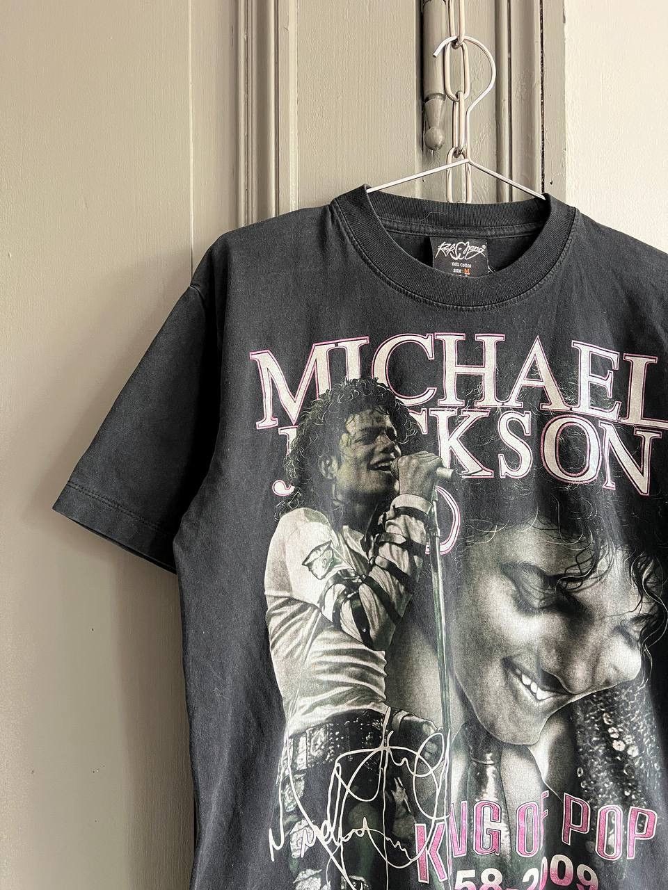 Band Tees × Michael Jackson Michael Jackson 1958-2009 King Of Pop Singer Promo Tee Band Size US M / EU 48-50 / 2 - 6 Thumbnail