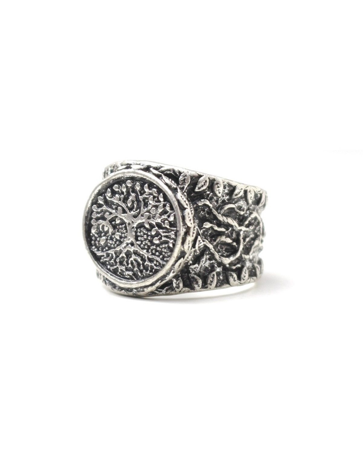Vintage 2000S JAPANESE MADE TREE OF LIFE RING Size ONE SIZE - 1 Thumbnail