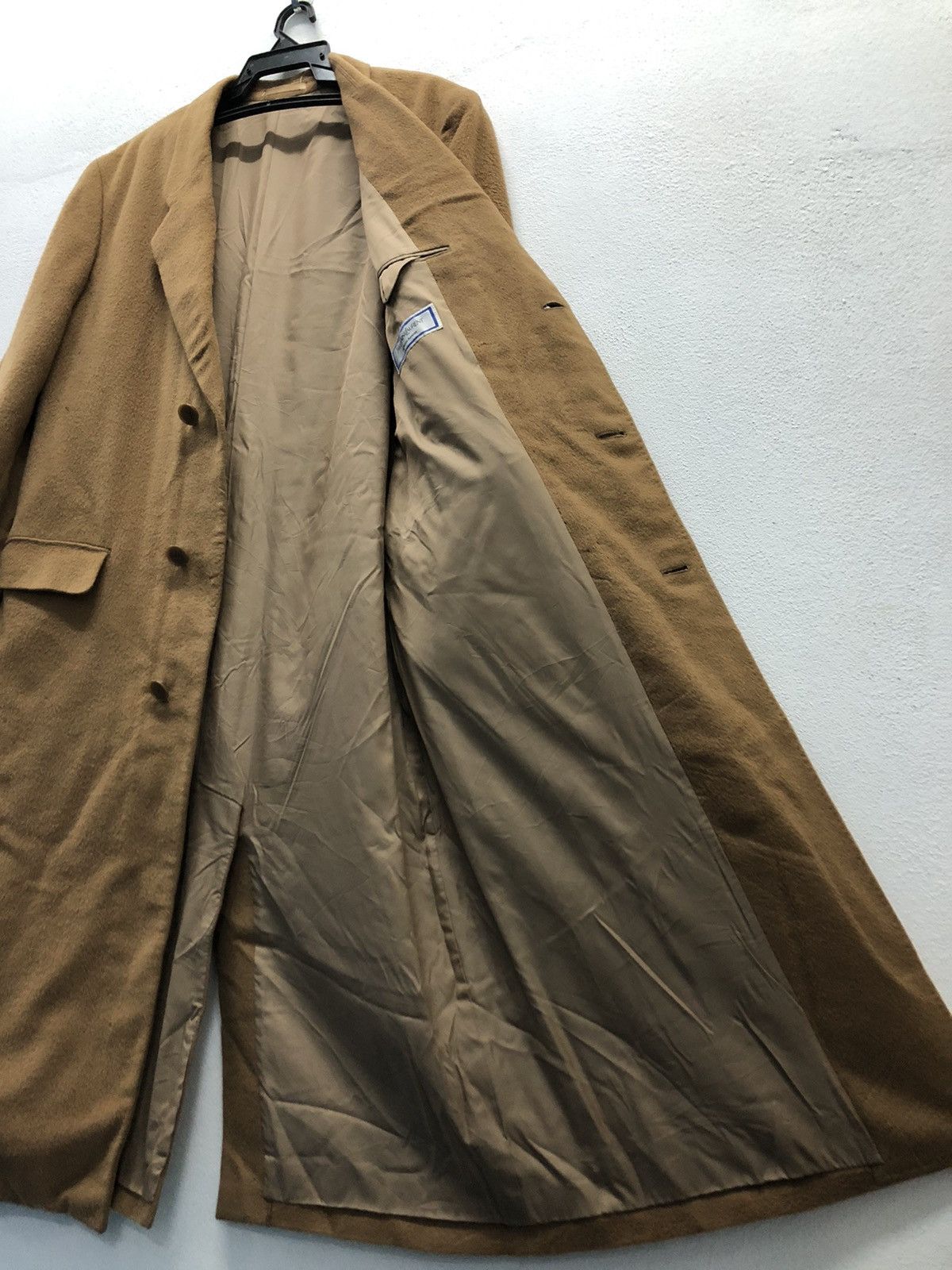Yves Saint Laurent Vintage Yves Saint Lauren Diffusion Hommes Long Coat Size L / US 10 / IT 46 - 13 Thumbnail