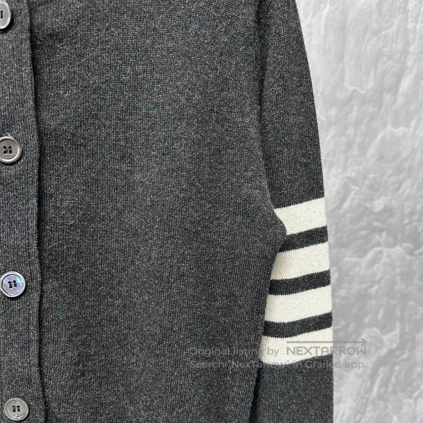 Thom Browne Thom Browne Striped Cashmere Cardigan 42. Size US XS / EU 42 / 0 - 3 Thumbnail