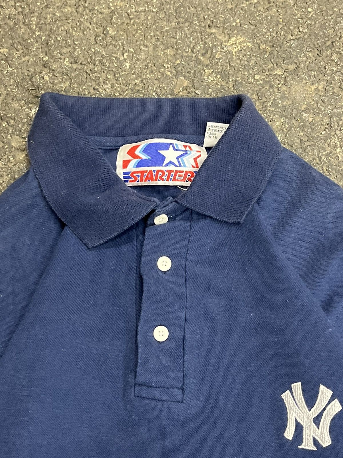 Vintage NY Yankees vintage starter polo button up preppy streetwear Size US XL / EU 56 / 4 - 5 Thumbnail