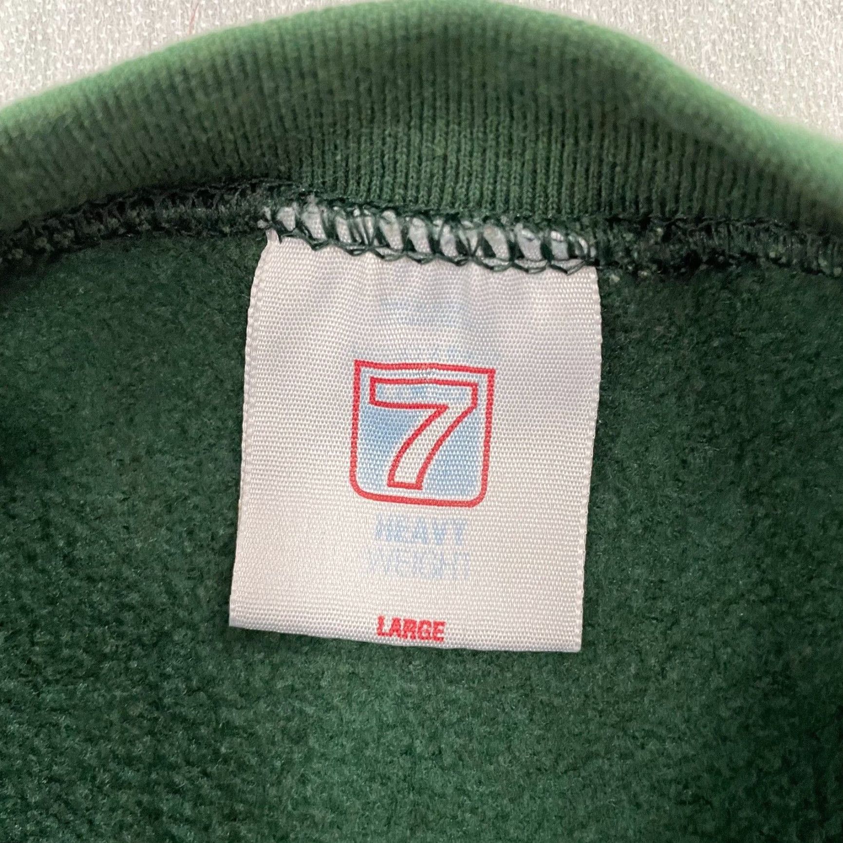 Logo 7 VINTAGE Logo 7 Green Bay Packers Sweatshirt Adult Large Green NFL Football Logo Mens L 90s City Outdoor Sports American Logo 90s Vintage Size US L / EU 52-54 / 3 - 7 Thumbnail