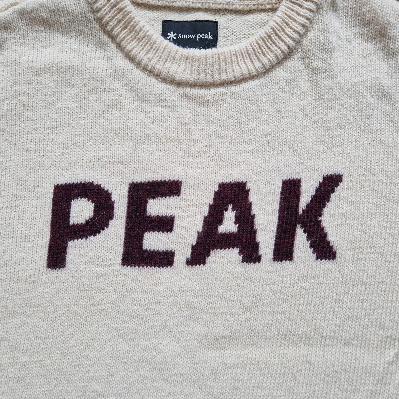Snow Peak Mens snow peak wool blend "peak" spell out jumper Size US M / EU 48-50 / 2 - 3 Thumbnail