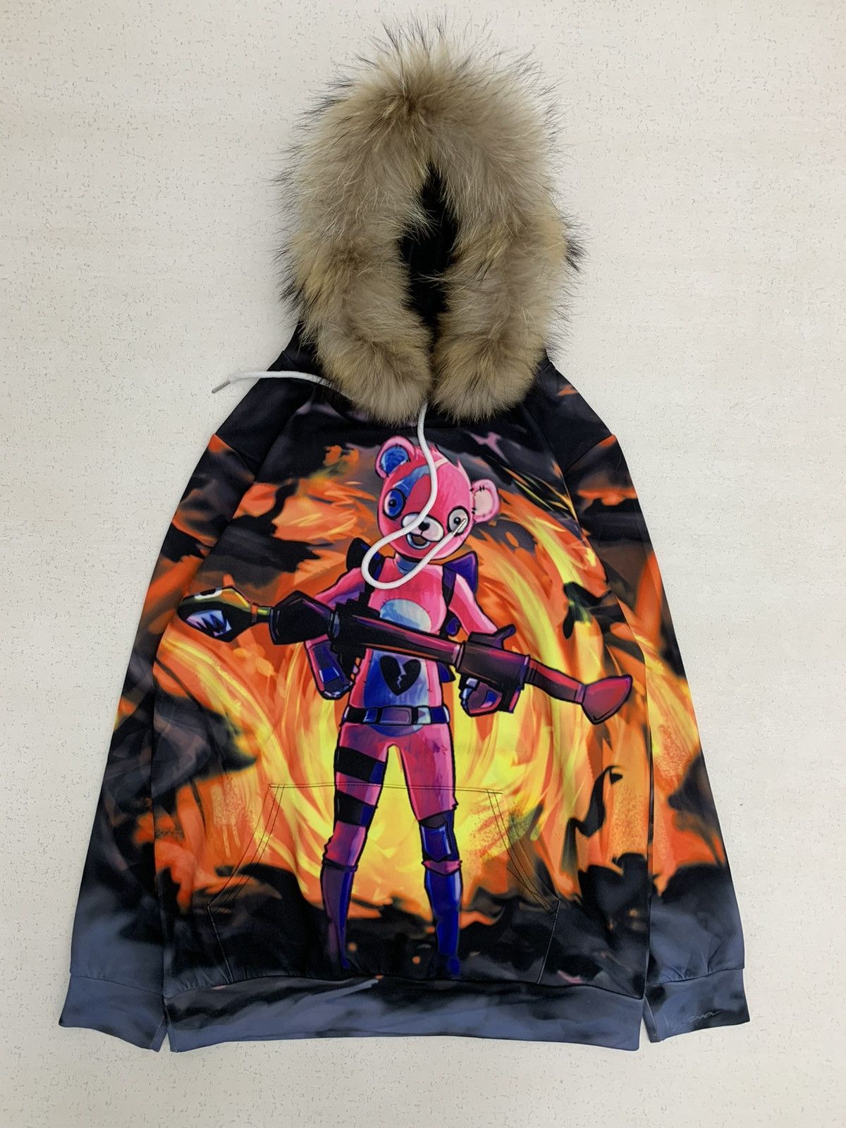 Japanese Brand AOP PRINTED FUR HOODIE IFSIXWASNINE LGB STYLE Size US L / EU 52-54 / 3 - 1 Thumbnail