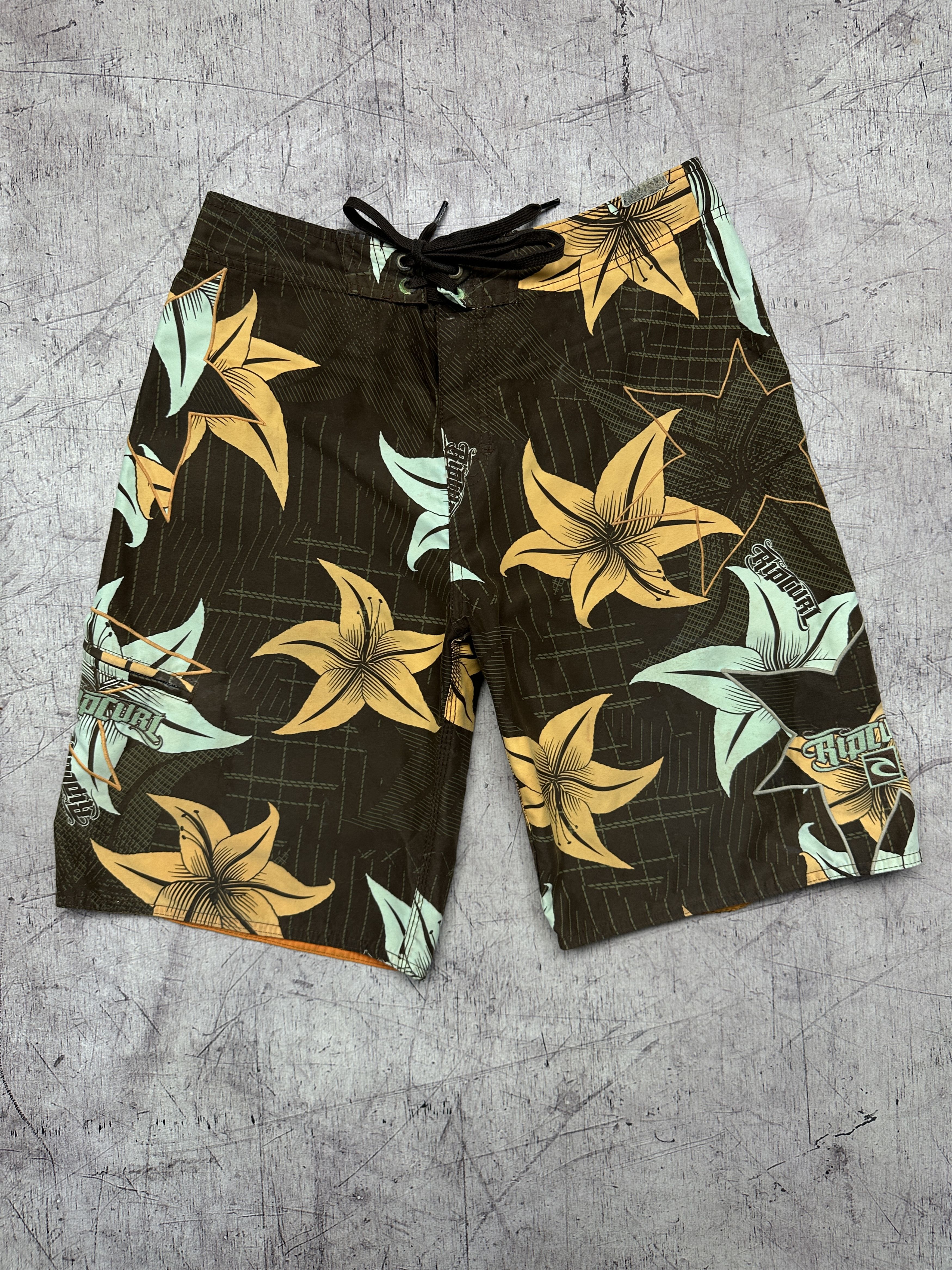 Rip Curl Rip Curl Vintage Surf Style Mens Swimming Shorts Size US 31 - 1 Thumbnail