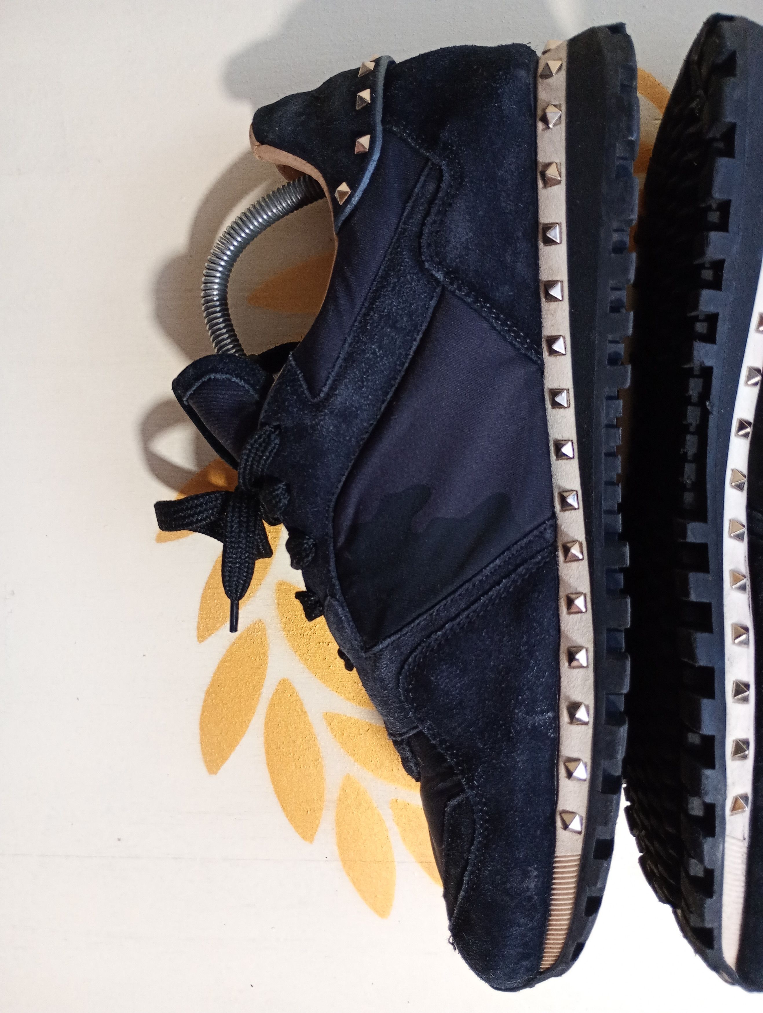 Valentino Valentino Suede and Camouflage Canvas Rockrunner Size US 9.5 / EU 42-43 - 14 Thumbnail
