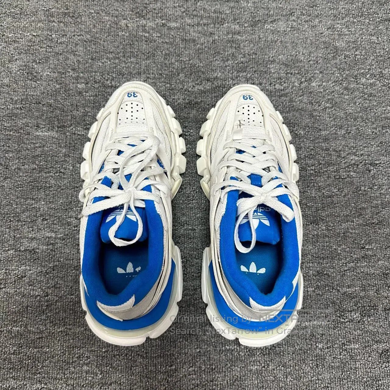 Balenciaga Balenciaga Track Sneakers Blue and White. Size US 7.5 / EU 40-41 - 4 Thumbnail