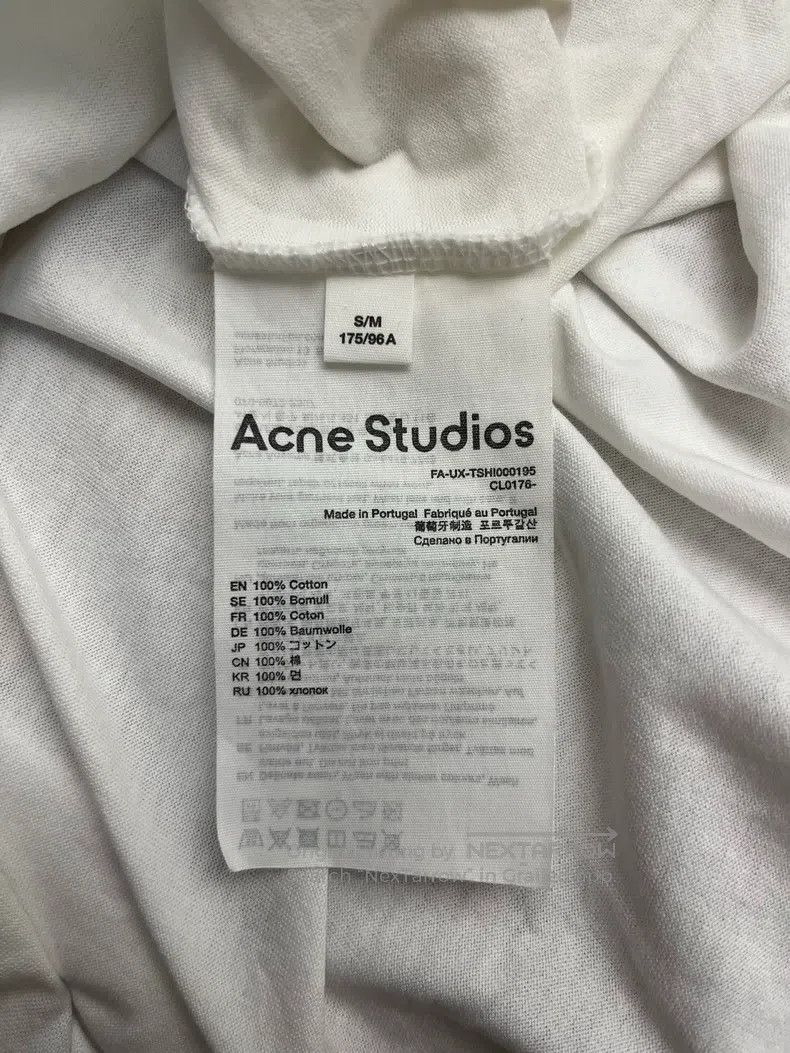 Acne Studios Acne Studios SS23 Round Neck Front Pattern Printed T-shirt Size US S / EU 44-46 / 1 - 4 Thumbnail
