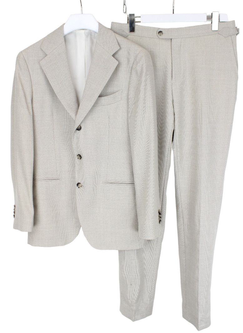 Suitsupply SUITSUPPLY Havana Jetted FL Slim / Soho SA Suit Men's UK 38 Size 38R - 1 Thumbnail
