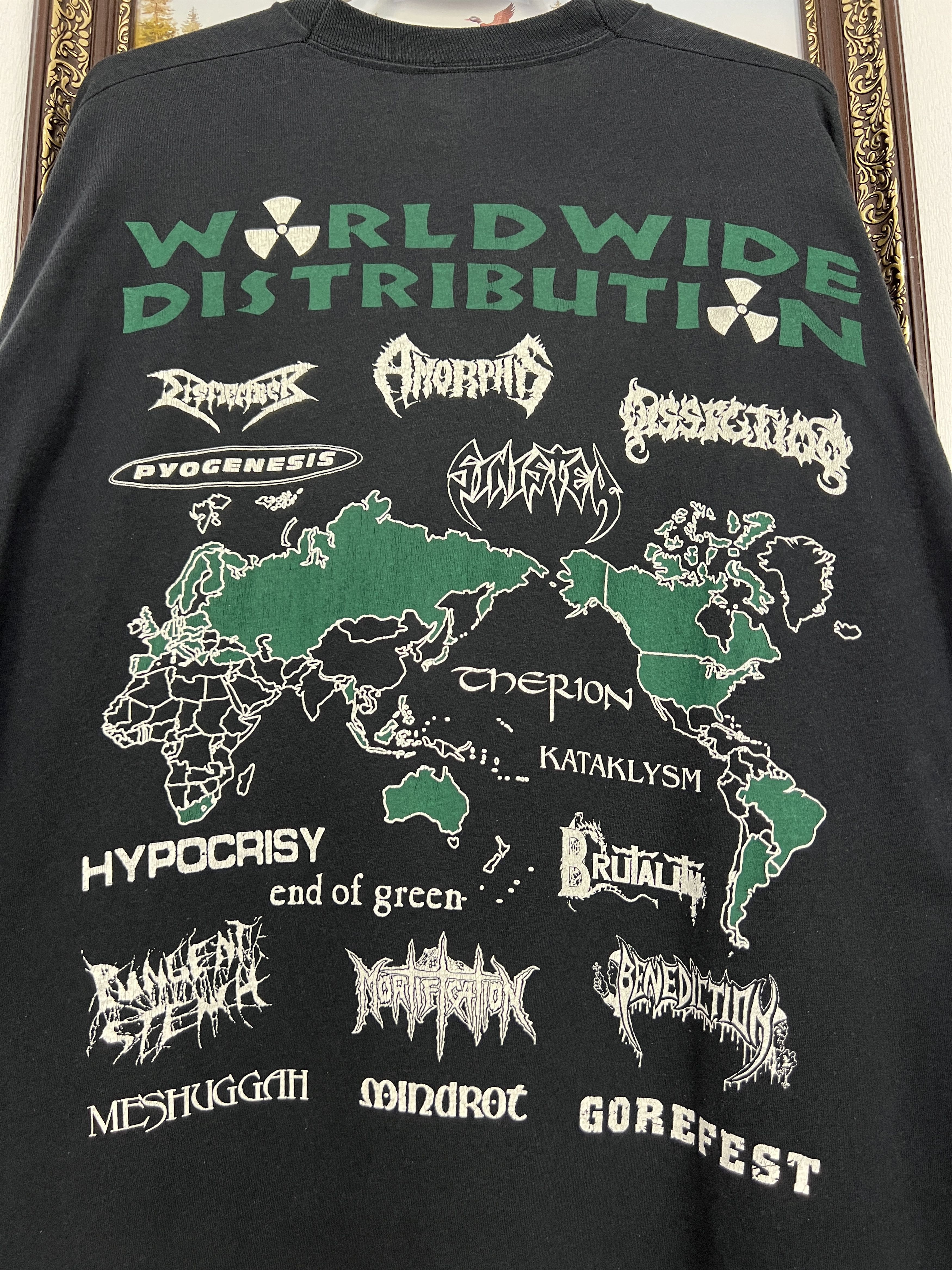 Vintage Vintage 90's Nuclear Blast Shirt Death Black Metal Rare Size US L / EU 52-54 / 3 - 11 Thumbnail