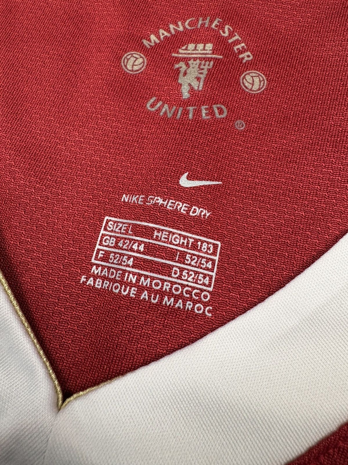 Nike Manchester United 2006/07 Wayne Rooney #8 Home Jersey NIKE Size US L / EU 52-54 / 3 - 16 Thumbnail