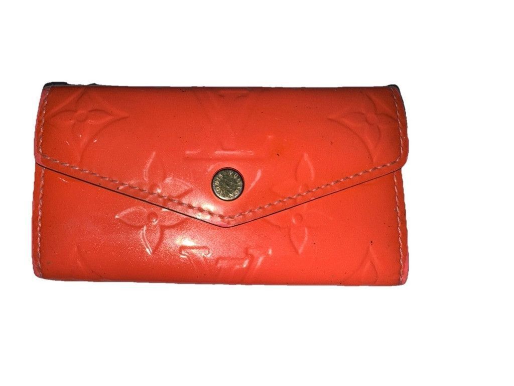 Louis Vuitton Louis Vuitton Orange Vernis Key Case Size ONE SIZE - 1 Thumbnail