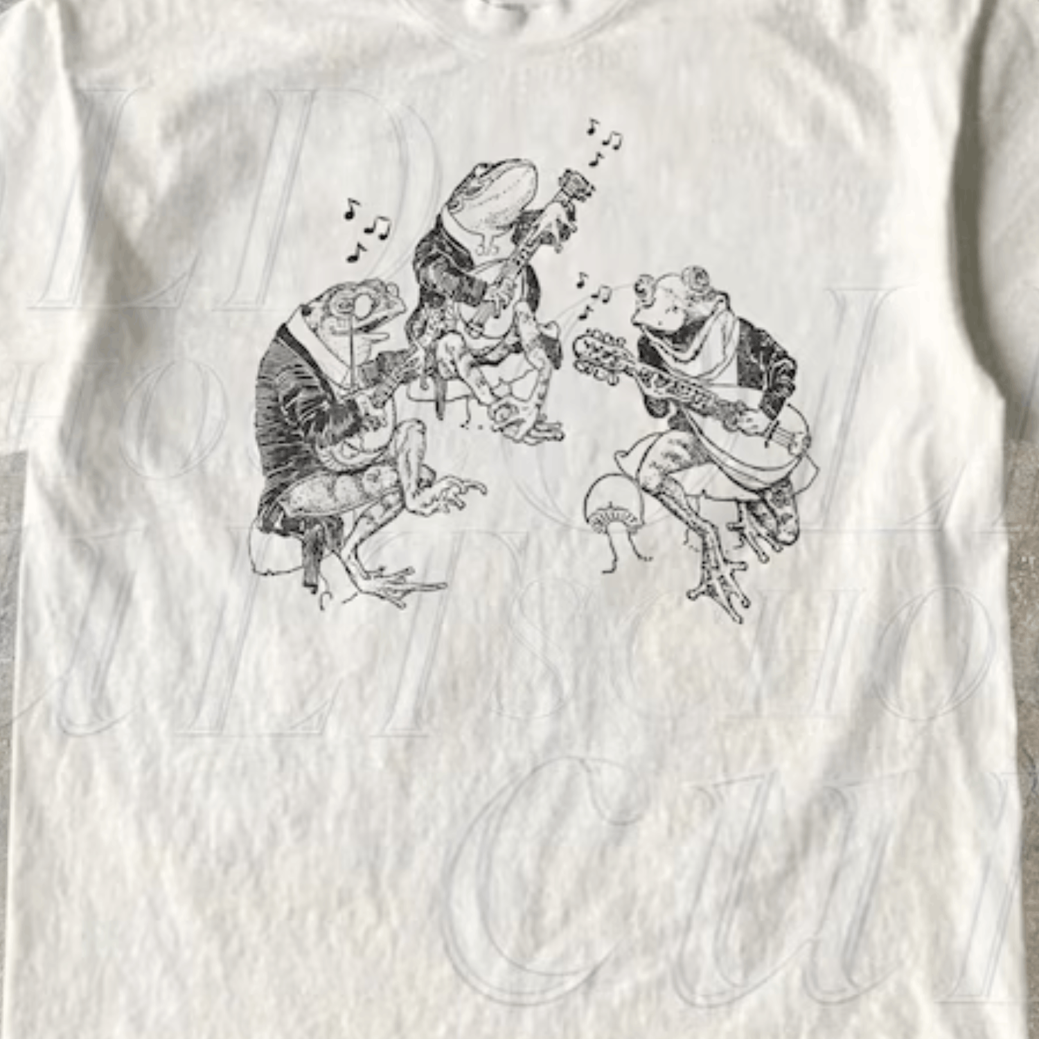 Japanese Brand × Vintage Frog Musicians 90s Retro Shirt, Vintage Frog Graphic T-Shirt Size US L / EU 52-54 / 3 - 2 Thumbnail