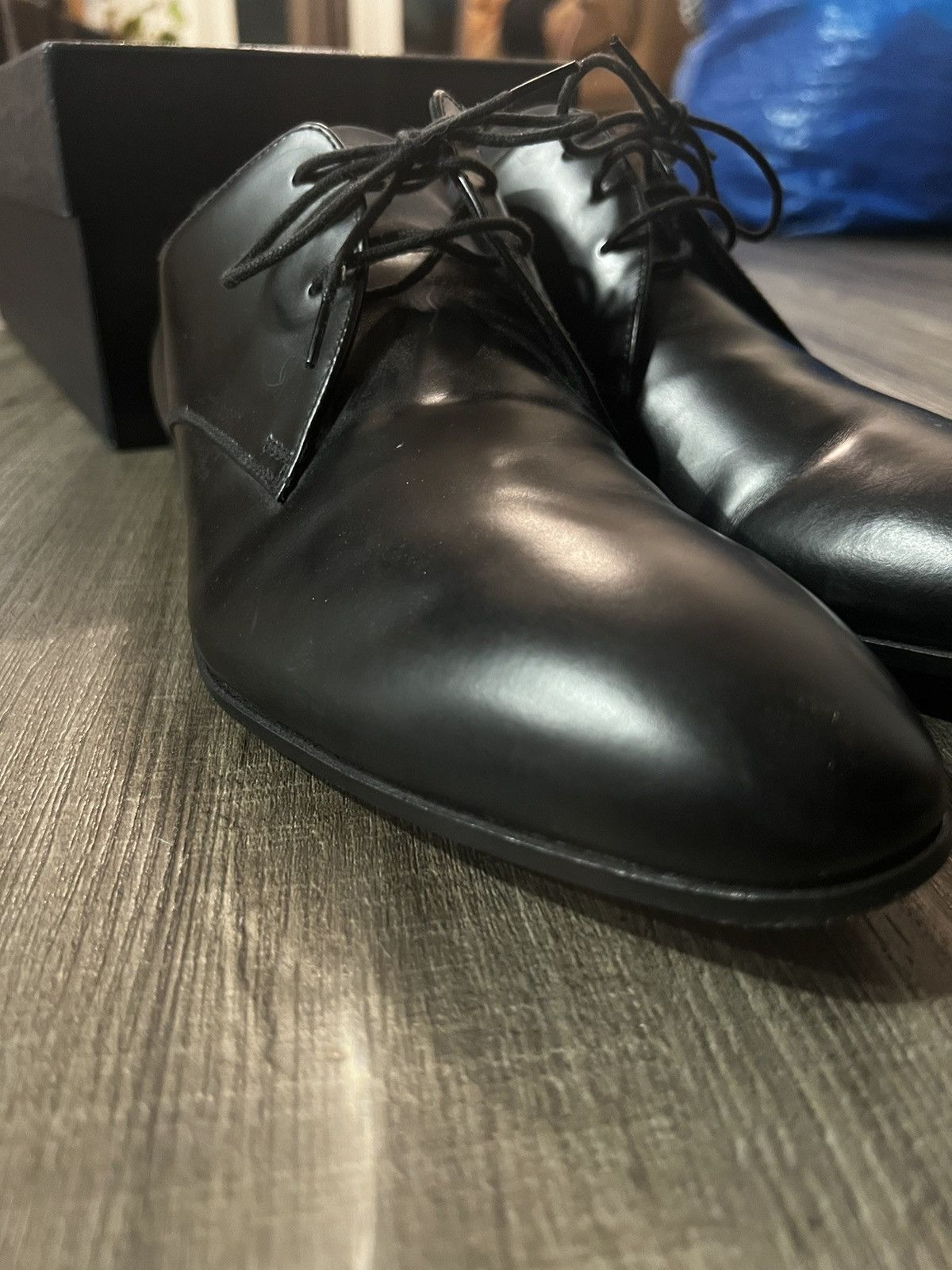 Prada Mens Black Prada Dress Shoe Size US 8.5 / EU 41-42 - 2 Thumbnail