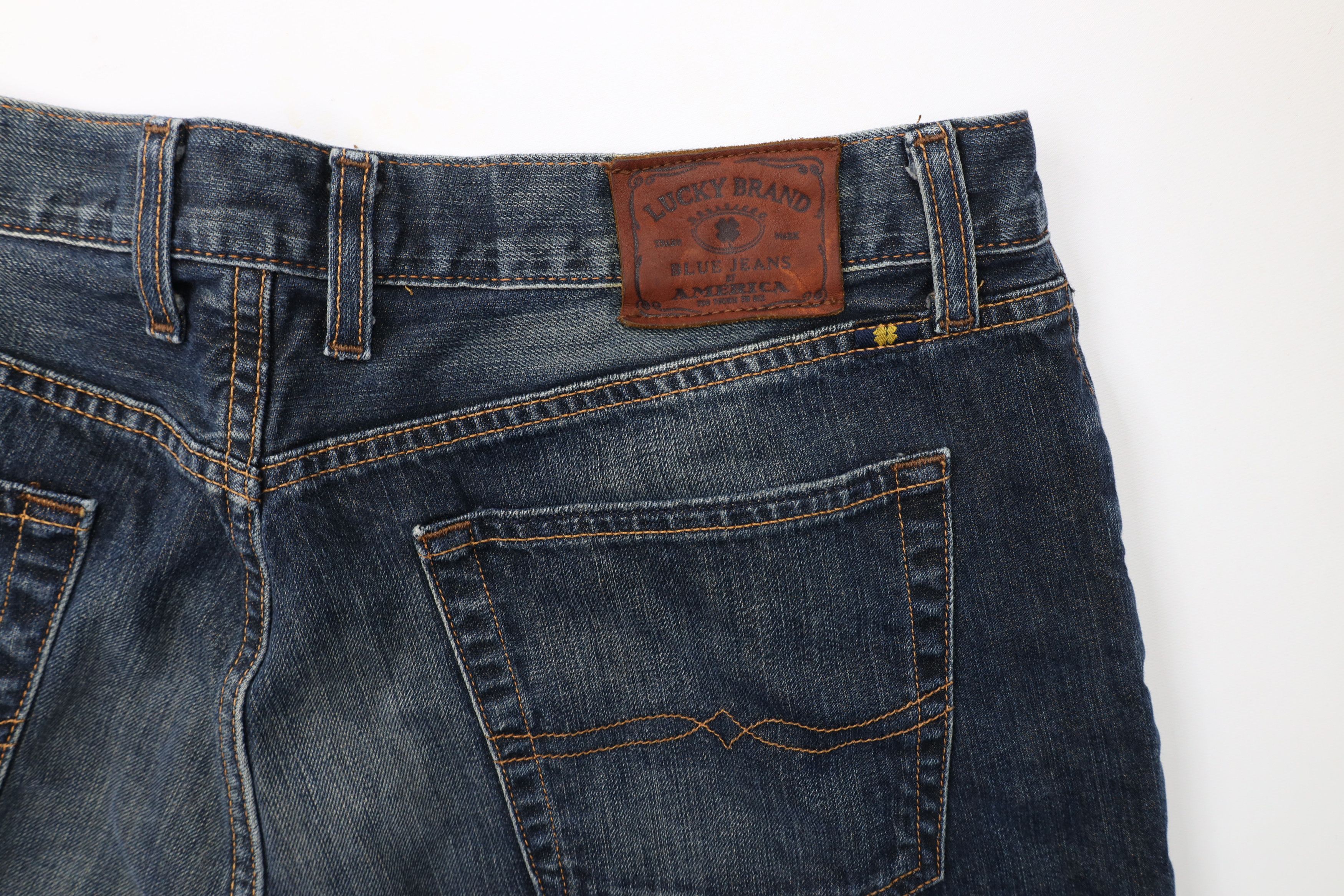 Lucky Brand × Vintage Vintage Lucky Brand Relaxed Straight Leg Denim Jeans Blue Size US 36 / EU 52 - 13 Thumbnail