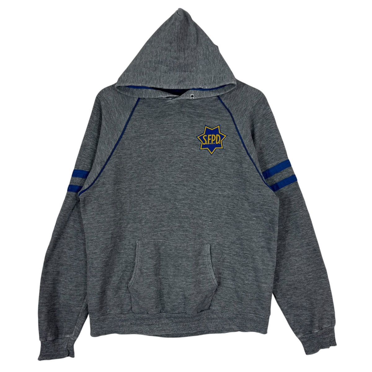 Vintage VINTAGE SAN FRANCISCO POLICE DEPARTMENT HOODIE SWEATER Size US L / EU 52-54 / 3 - 1 Thumbnail