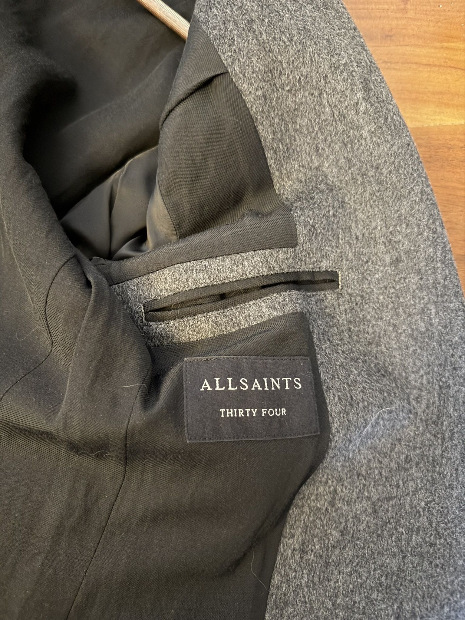 Allsaints Allsaints Wool Overcoat Size US XS / EU 42 / 0 - 3 Thumbnail