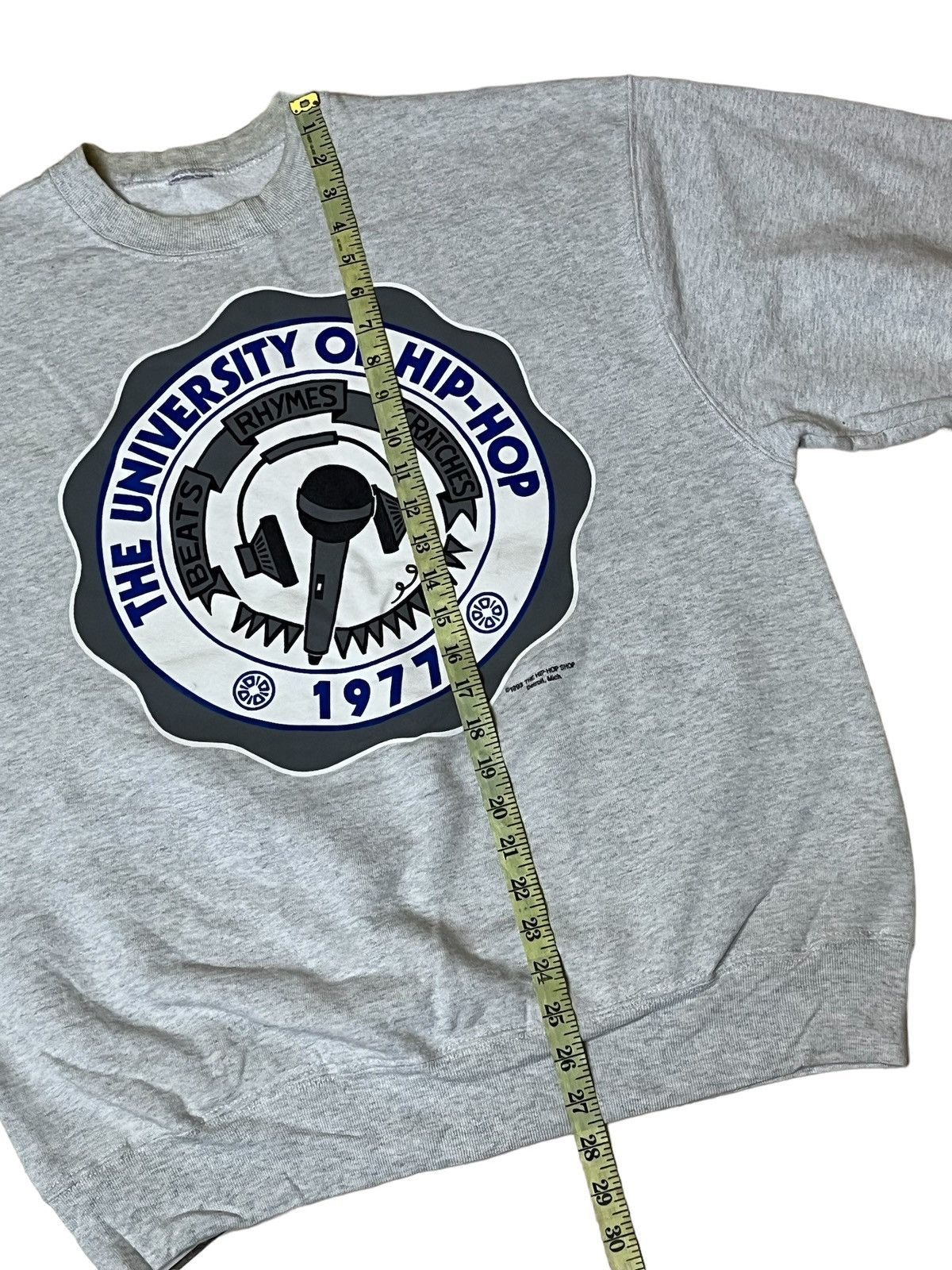 Rap Tees VINTAGE 90s THE HIP HOP SHOP by MAURICE MALONE SWEATSHIRT Size US L / EU 52-54 / 3 - 8 Thumbnail
