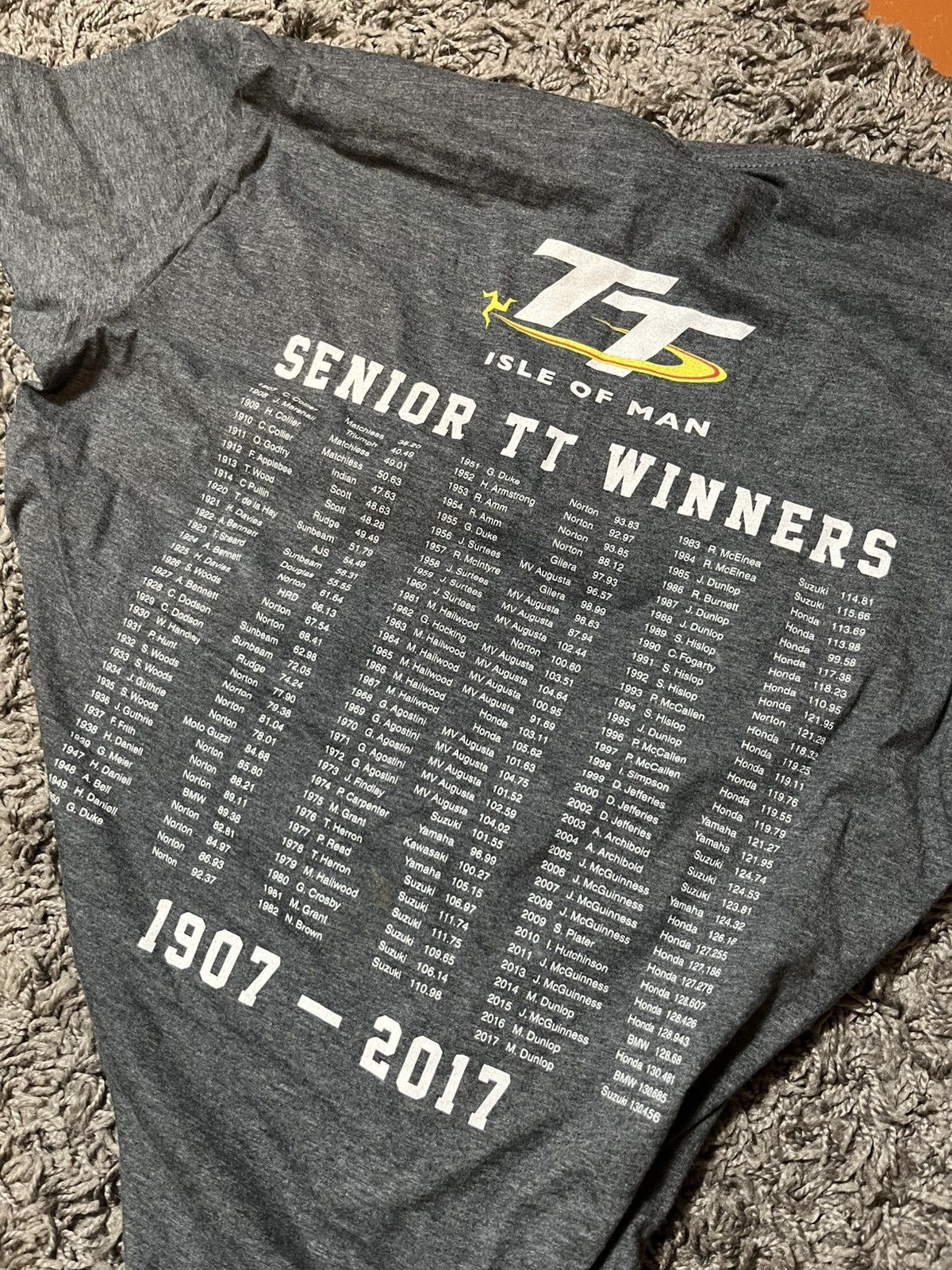 Other TT ISLE OF MAN RACING MOTO COTTON PROMO T-SHIRT Size US L / EU 52-54 / 3 - 4 Thumbnail