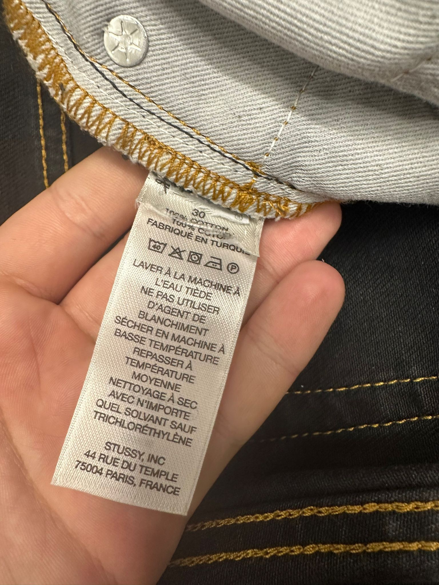 Stussy × Vintage Stüssy Big Ol Jean Size 30 Washed Black Size US 30 / EU 46 - 5 Thumbnail