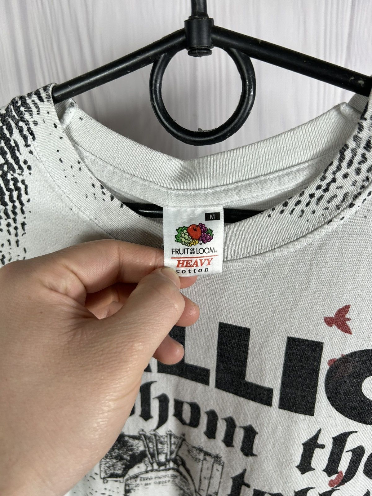 Band Tees Metallica Vintage 2013 over print graphic t-shirt Size M Size US M / EU 48-50 / 2 - 17 Thumbnail