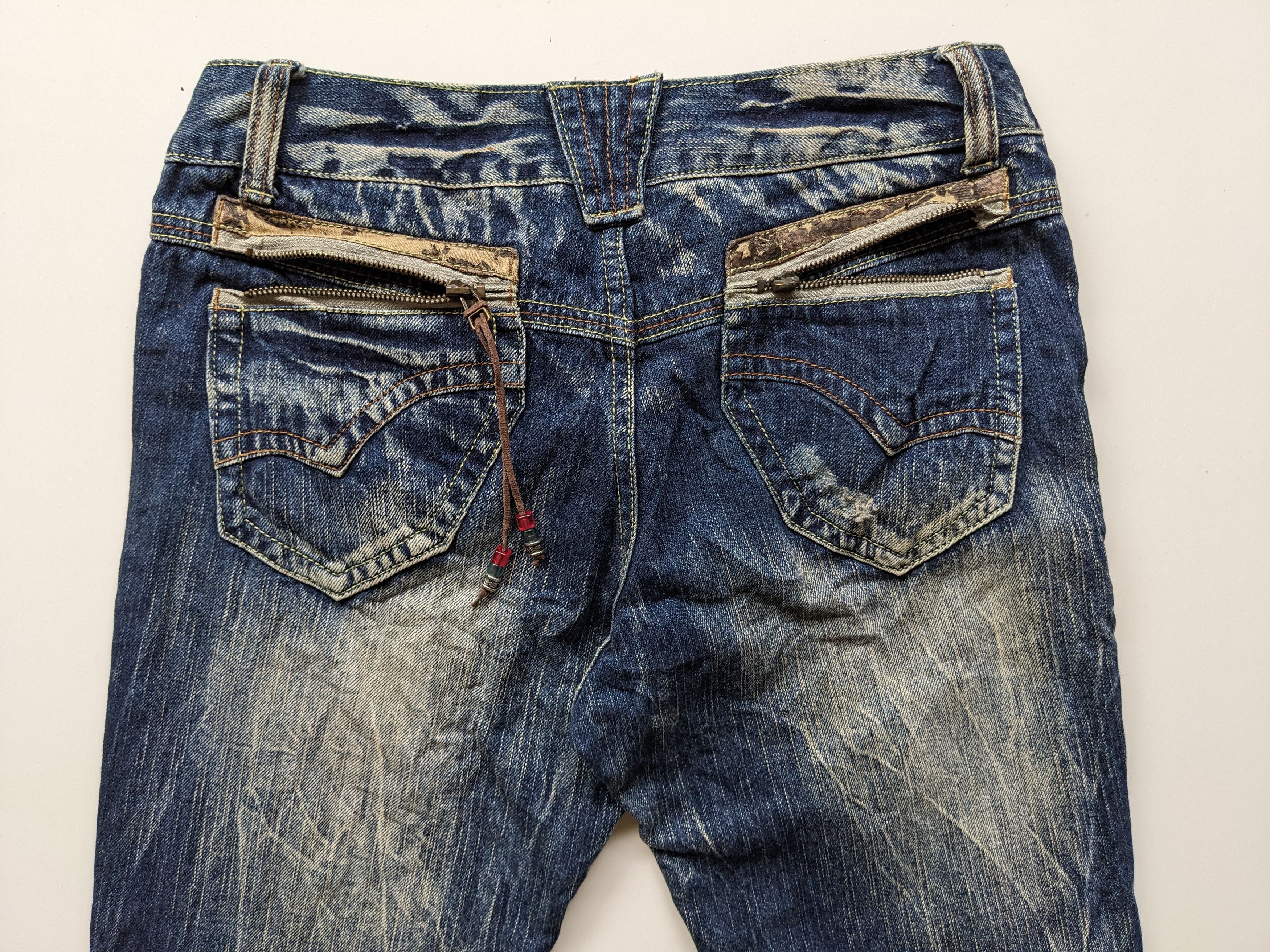 If Six Was Nine × Japanese Brand Blow by Blue faded jeans Size US 30 / EU 46 - 5 Thumbnail