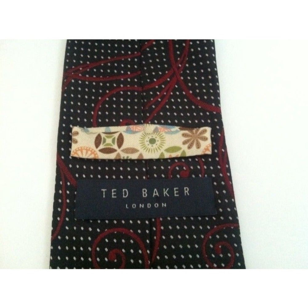 Ted Baker TED BAKER MEN'S NEW TIE WIDTH: 3 3/8" Size ONE SIZE - 6 Thumbnail