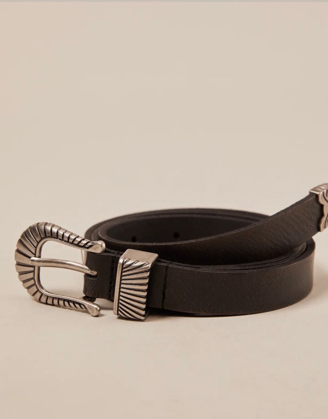 Lucky Brand Women’s Lucky Brand Western Faded Leather Belt L Size ONE SIZE - 2 Thumbnail