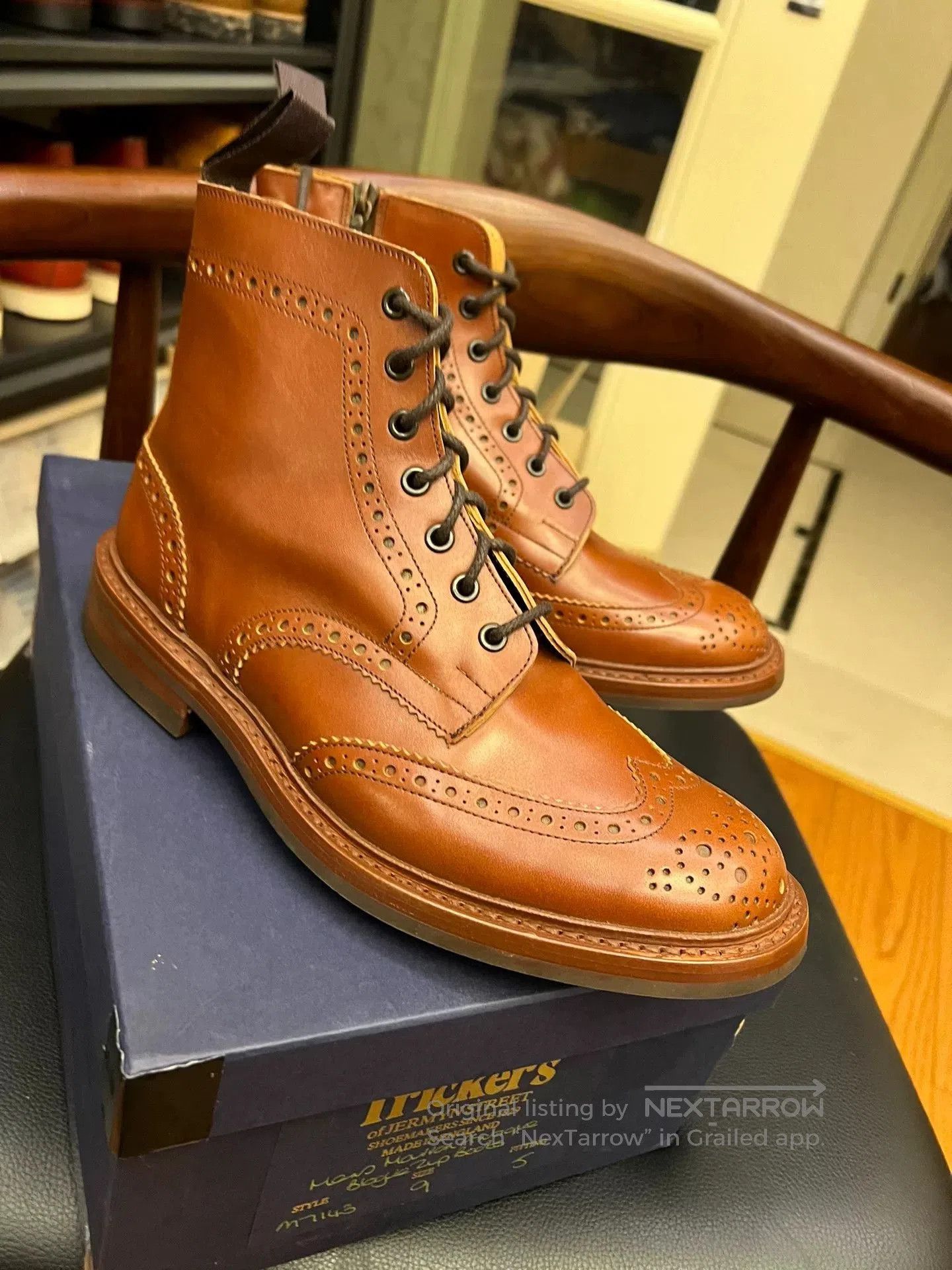 Tricker's Tricker's Stow Marron Sophnet Collab Boots. Size US 10.5 / EU 43-44 - 2 Thumbnail