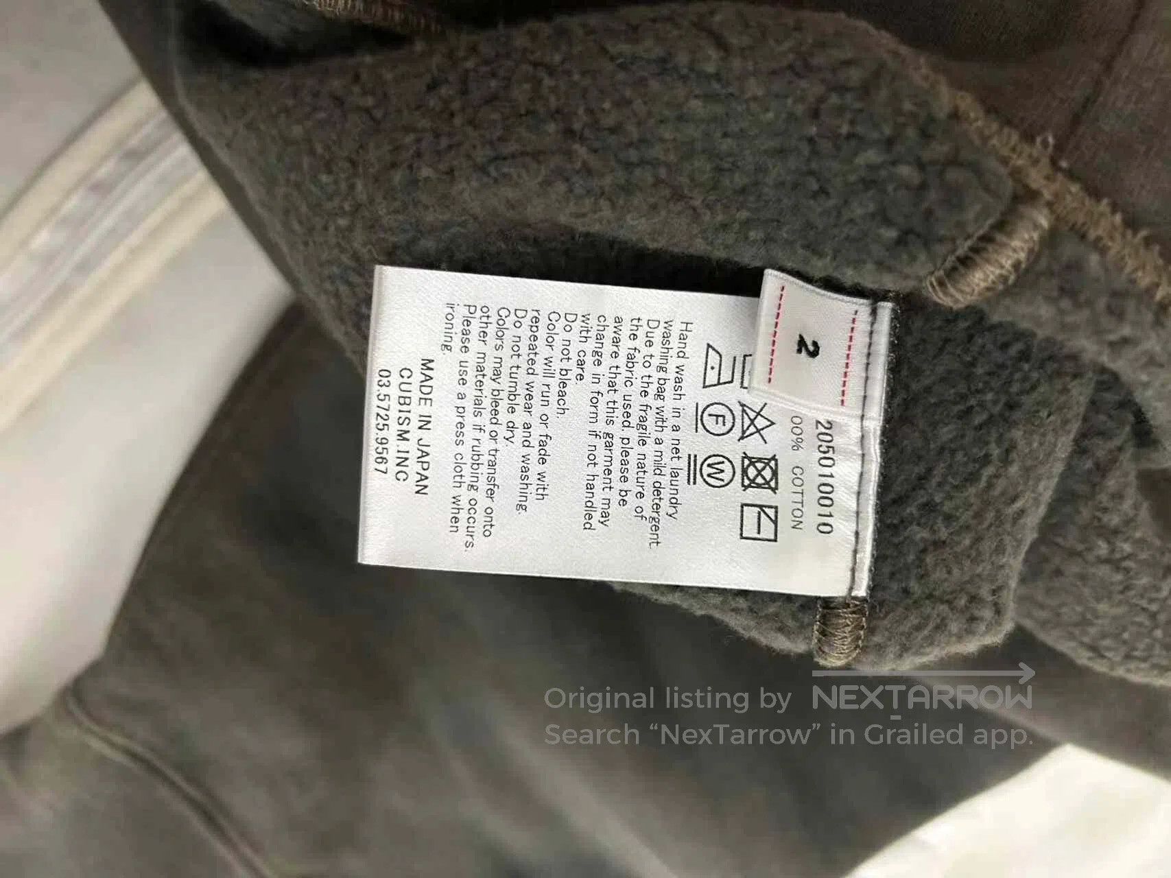 Visvim Visvim JUMBO SB SWEAT L/S (U.D.) 2022AW. Size US M / EU 48-50 / 2 - 4 Thumbnail