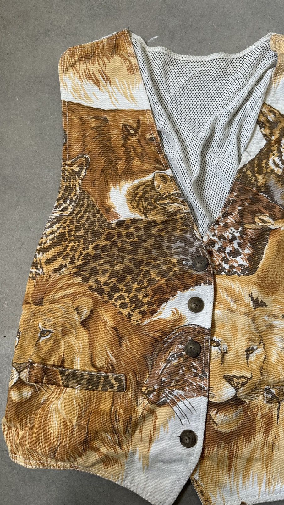 Vintage VINTAGE JAPANESE ANIMAL PRINT VEST Size 38R - 3 Thumbnail