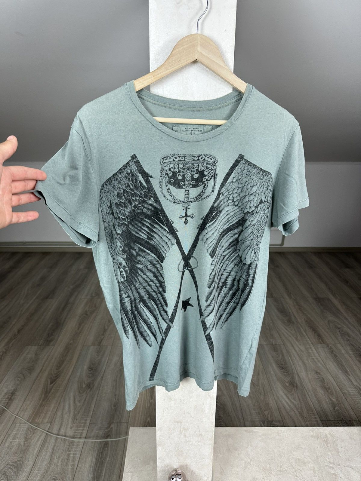 Allsaints Allsaints Luxury Art Overprinted Affliction Style Tee Size US M / EU 48-50 / 2 - 1 Thumbnail