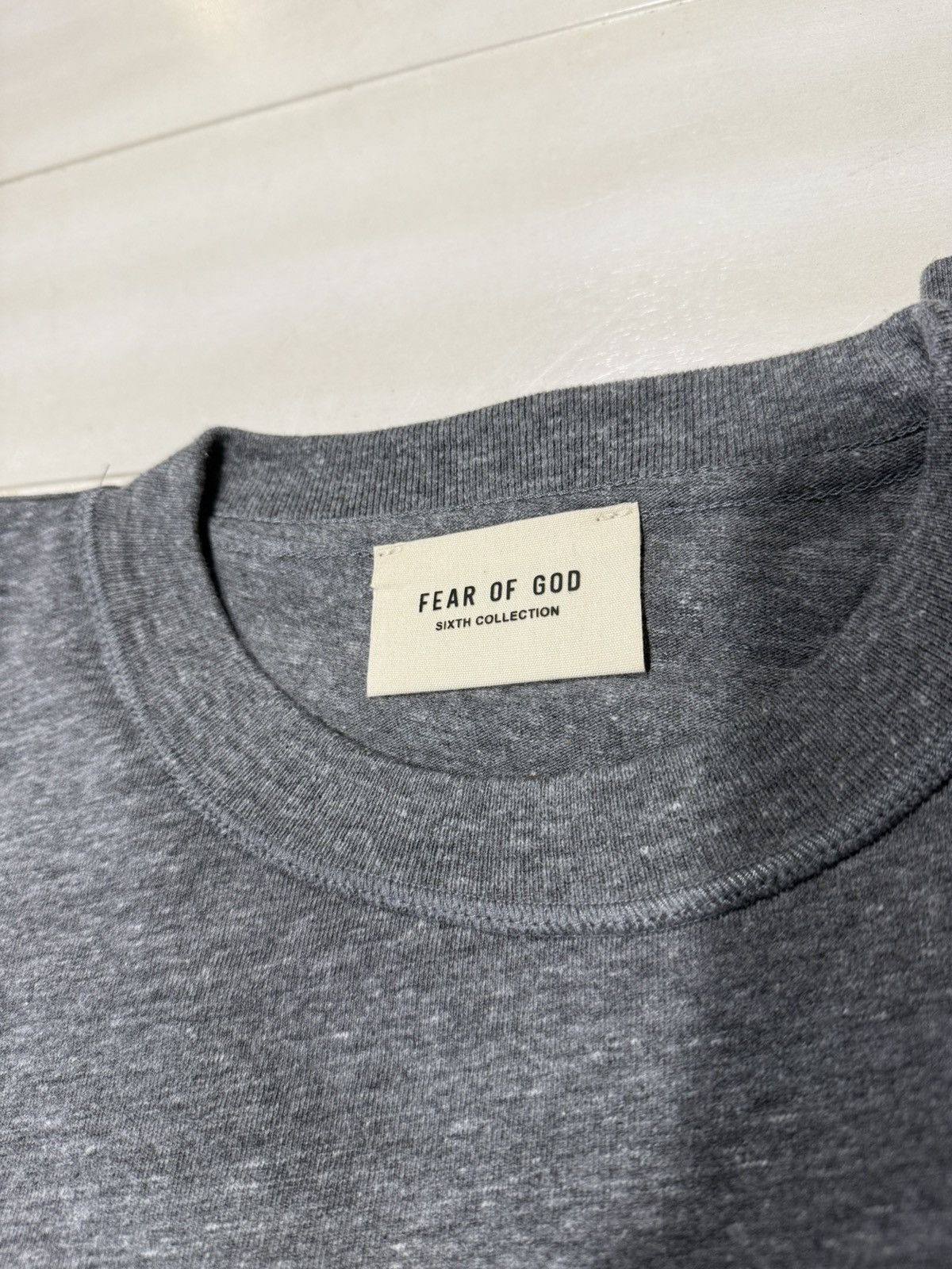 Fear of God Fear of God 6th collection gray SS shirt Size US S / EU 44-46 / 1 - 3 Thumbnail