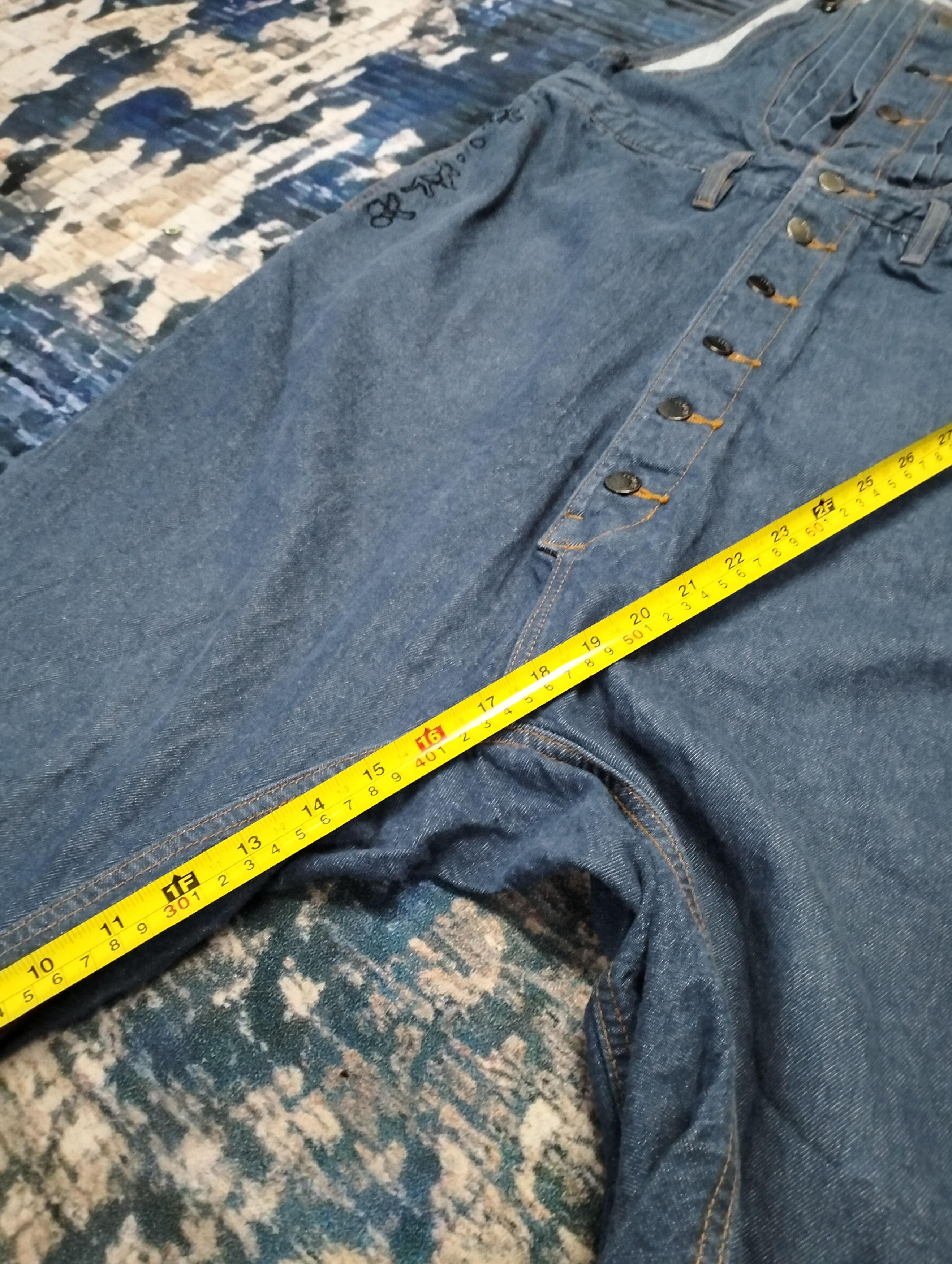 Designer × Issey Miyake × Ne-Net Ne net By issey miyake denim overalls Size US 34 / EU 50 - 6 Thumbnail