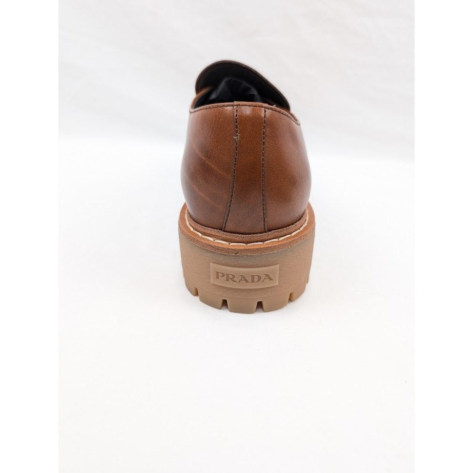 Prada o1rshd1 Calzature Uomo Shoes in Cognac Size US 12 / EU 45 - 10 Thumbnail