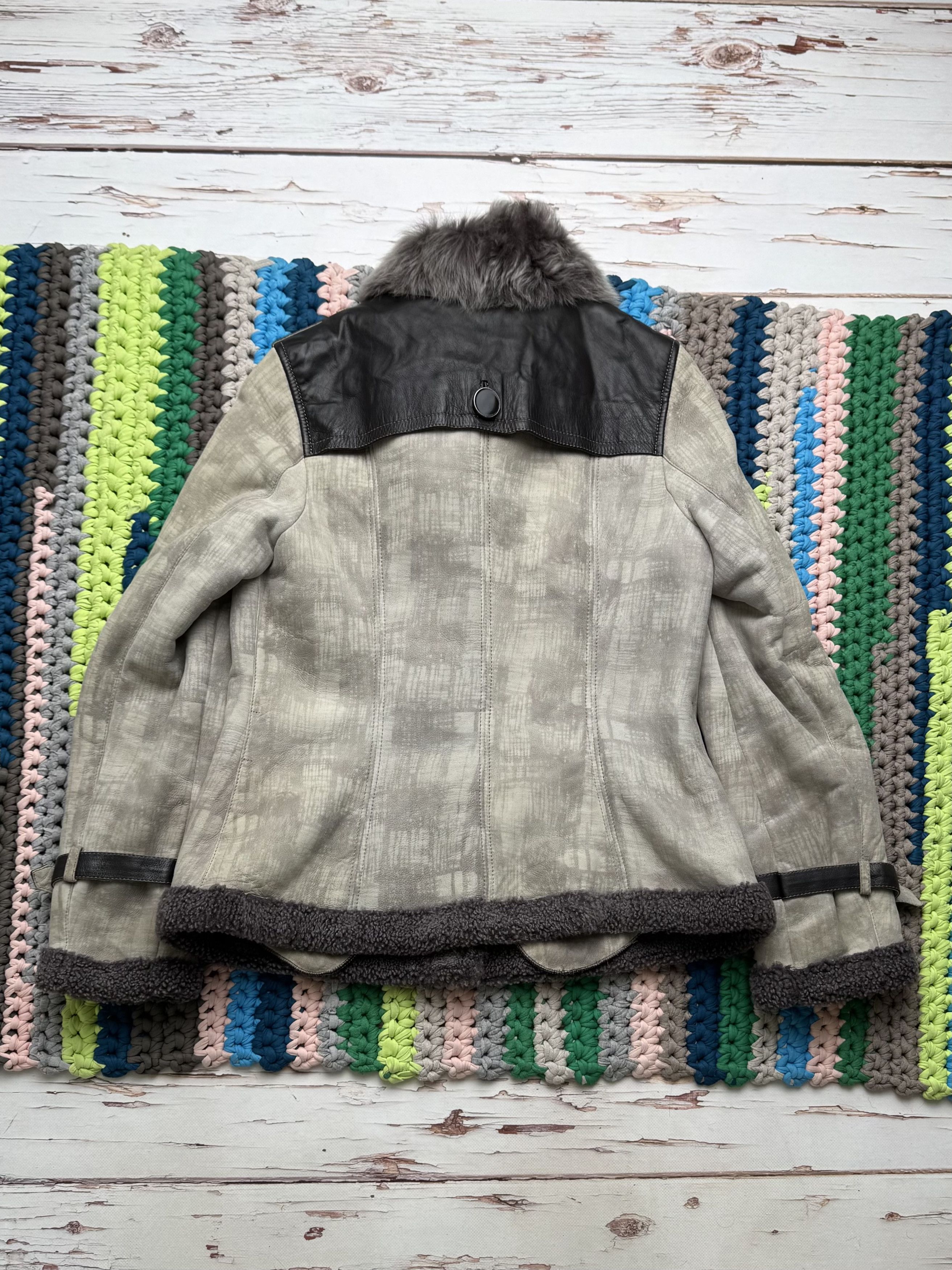 Japanese Brand Vintage Real Sheepskin Jacket (D10)(D15)(V1) Size M / US 6-8 / IT 42-44 - 10 Thumbnail
