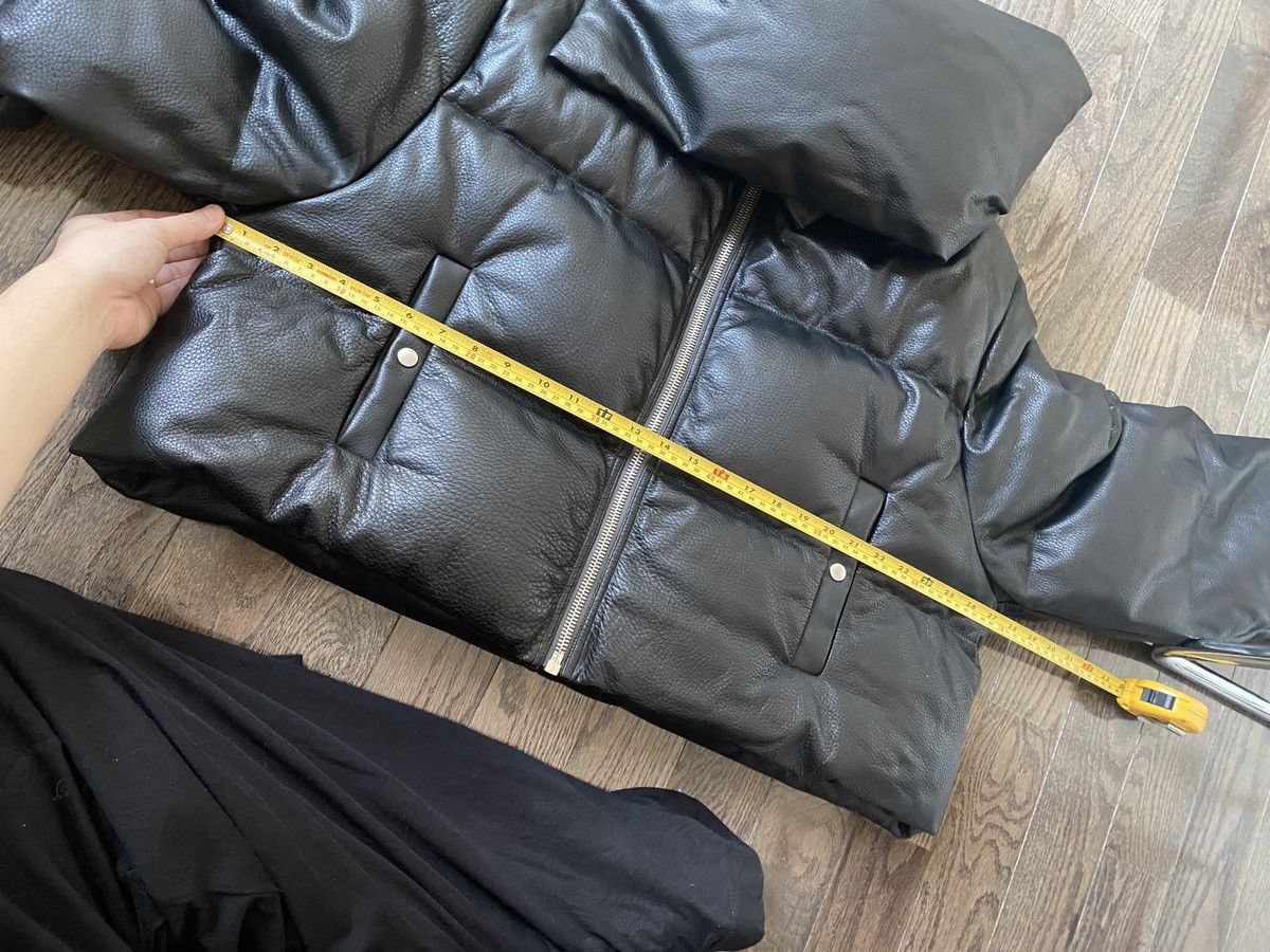 Rick Owens Rick Owens Funnel Neck Down lambskin Leather Sisyphus Jacket Size US M / EU 48-50 / 2 - 23 Thumbnail